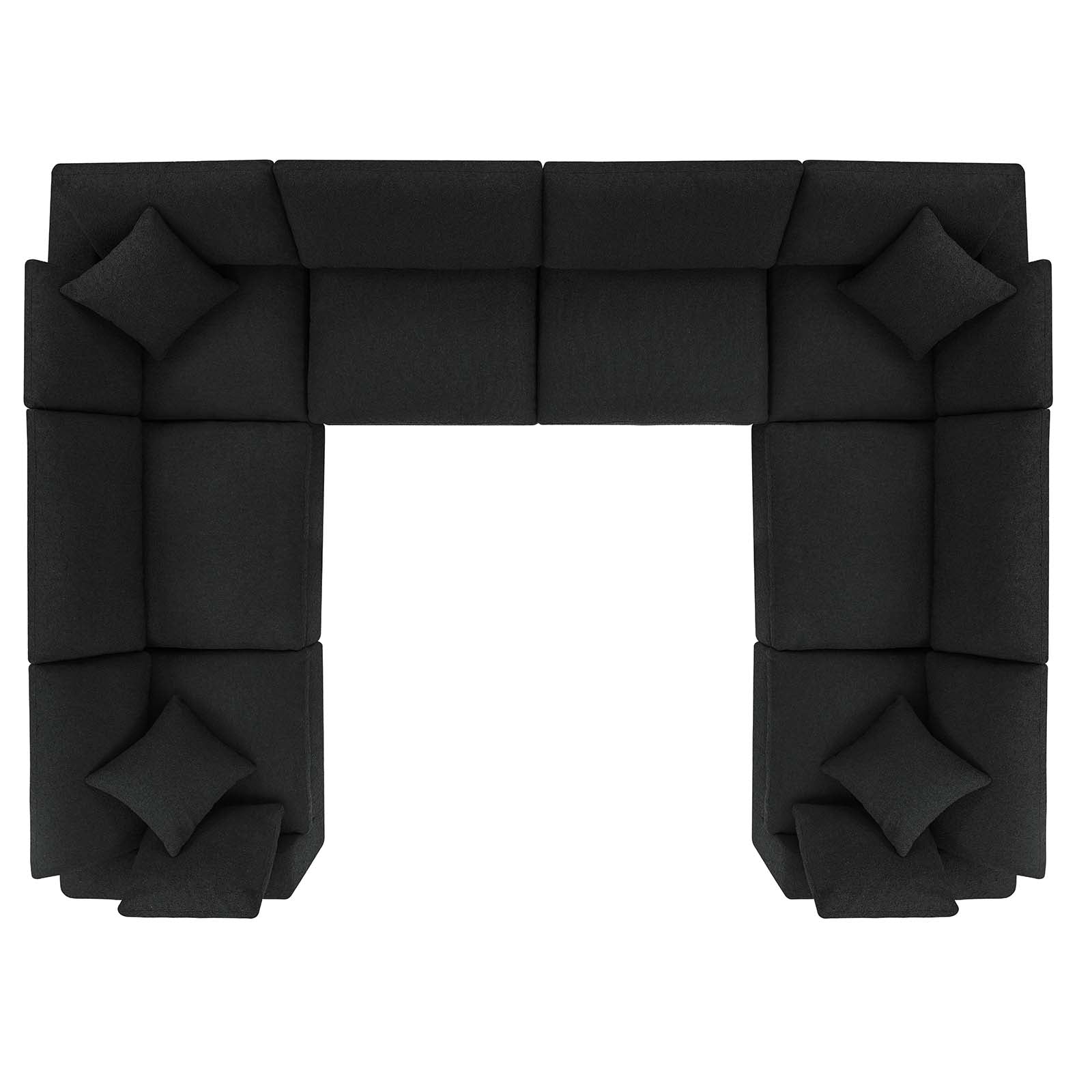 Commix Down Filled Overstuffed Boucle Fabric 8-Piece Sectional Sofa By Modway - EEI-6371 | Sectional - 3