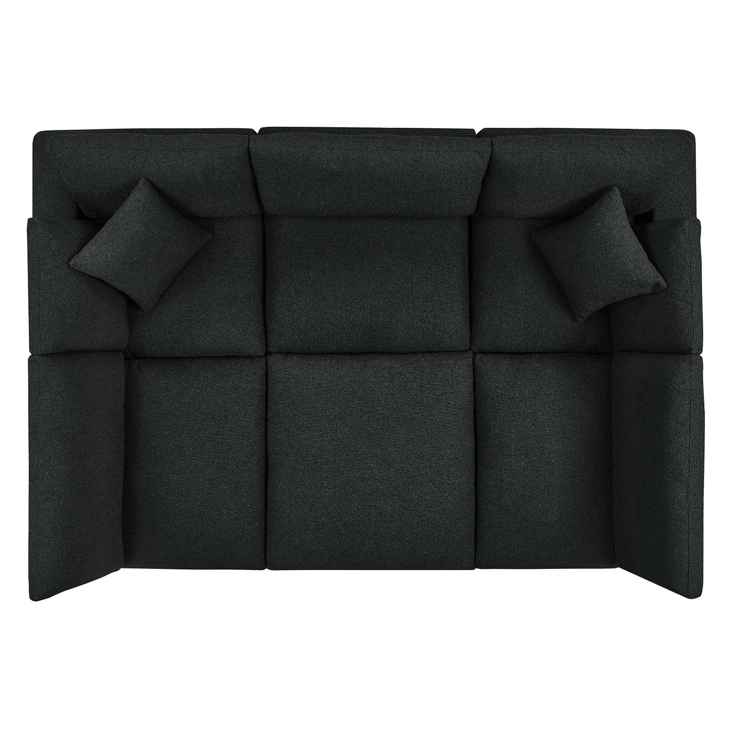 Commix Down Filled Overstuffed Boucle Fabric 6-Piece Sectional Sofa By Modway - EEI-6372 | Sectional - 3