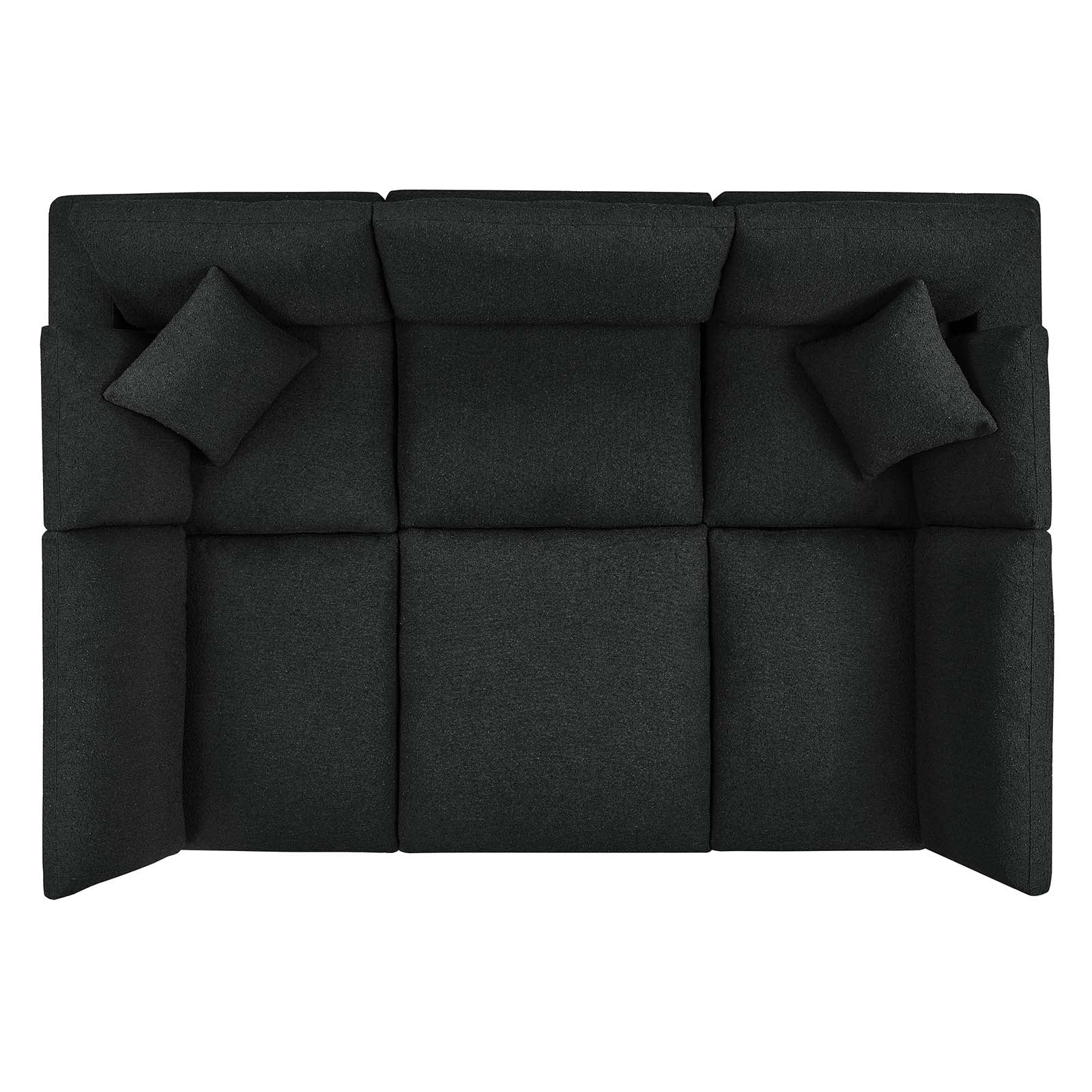 Commix Down Filled Overstuffed Boucle Fabric 6-Piece Sectional Sofa By Modway - EEI-6372 | Sectional - 3