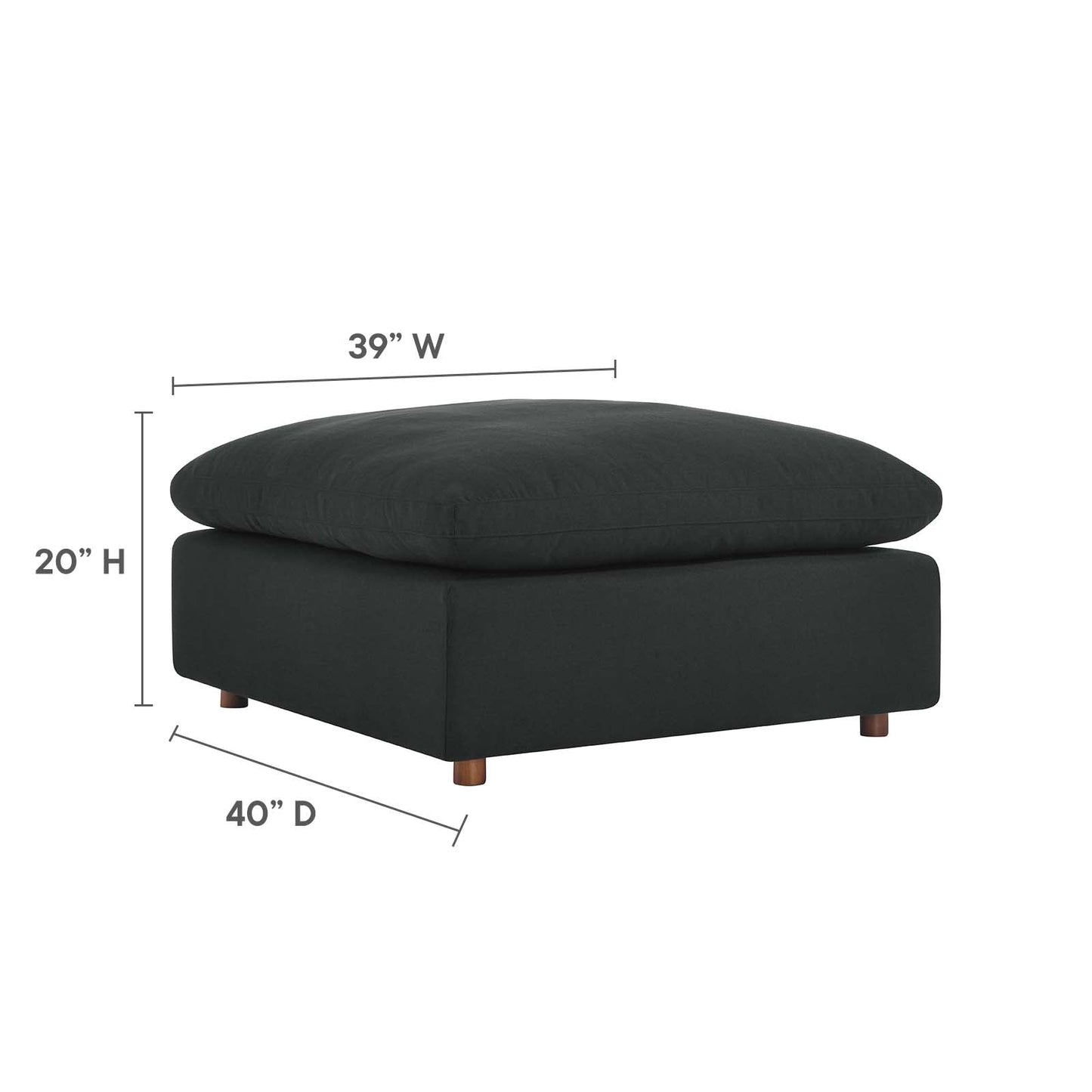 Commix Down Filled Overstuffed Sectional Sofa By Modway - EEI-6510 | Sectional - 25