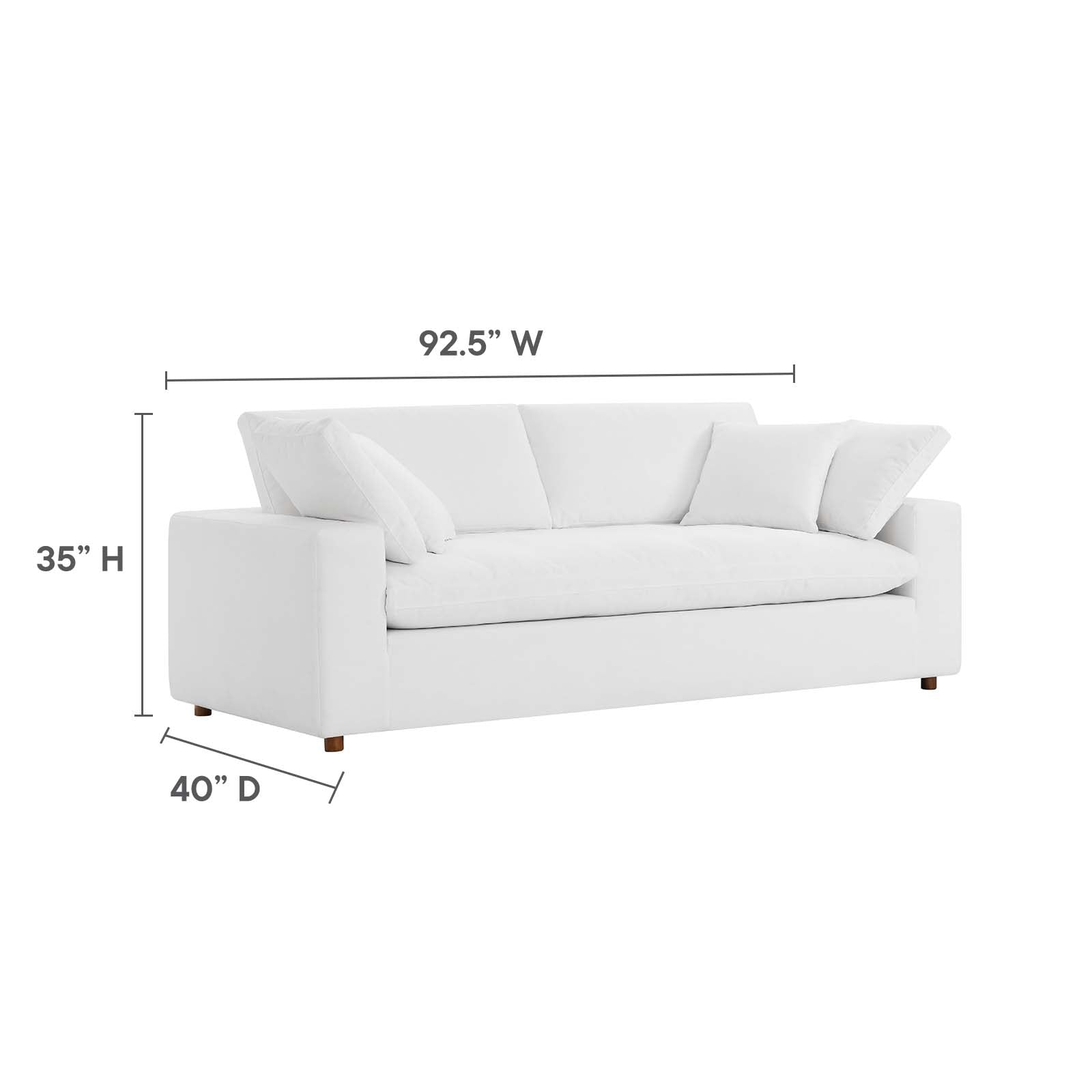 Commix Down Filled Overstuffed Sectional Sofa By Modway - EEI-6510 | Sectional - 80