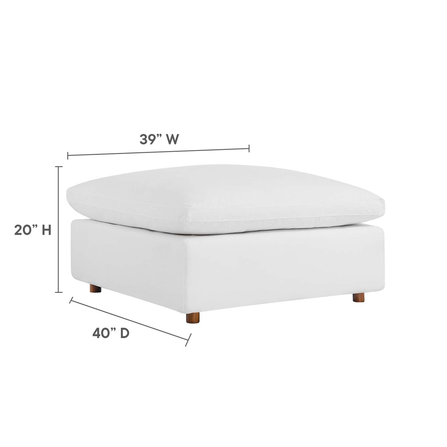 Commix Down Filled Overstuffed Sectional Sofa By Modway - EEI-6510 | Sectional - 81