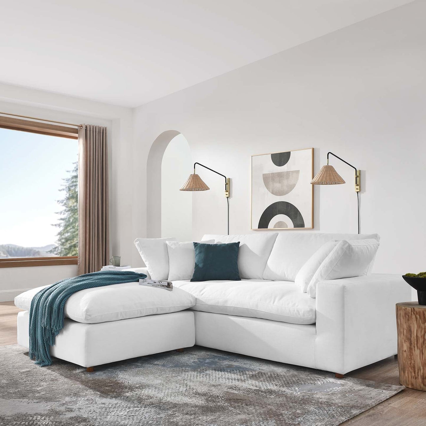 Commix Down Filled Overstuffed Sectional Sofa By Modway - EEI-6510 | Sectional - 71