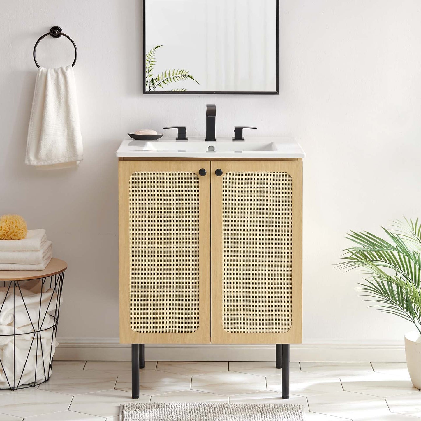 Chaucer 24" Bathroom Vanity Cabinet (Sink Basin Not Included) By Modway - EEI-6601 | Bathroom Accessories - 18