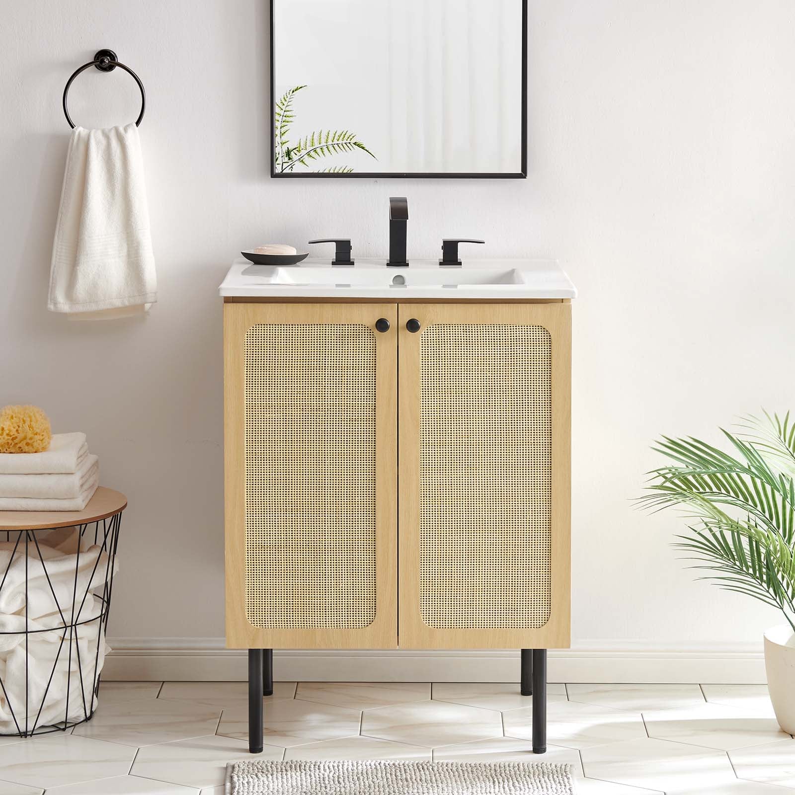 Chaucer 24" Bathroom Vanity Cabinet (Sink Basin Not Included) By Modway - EEI-6601 | Bathroom Accessories - 18