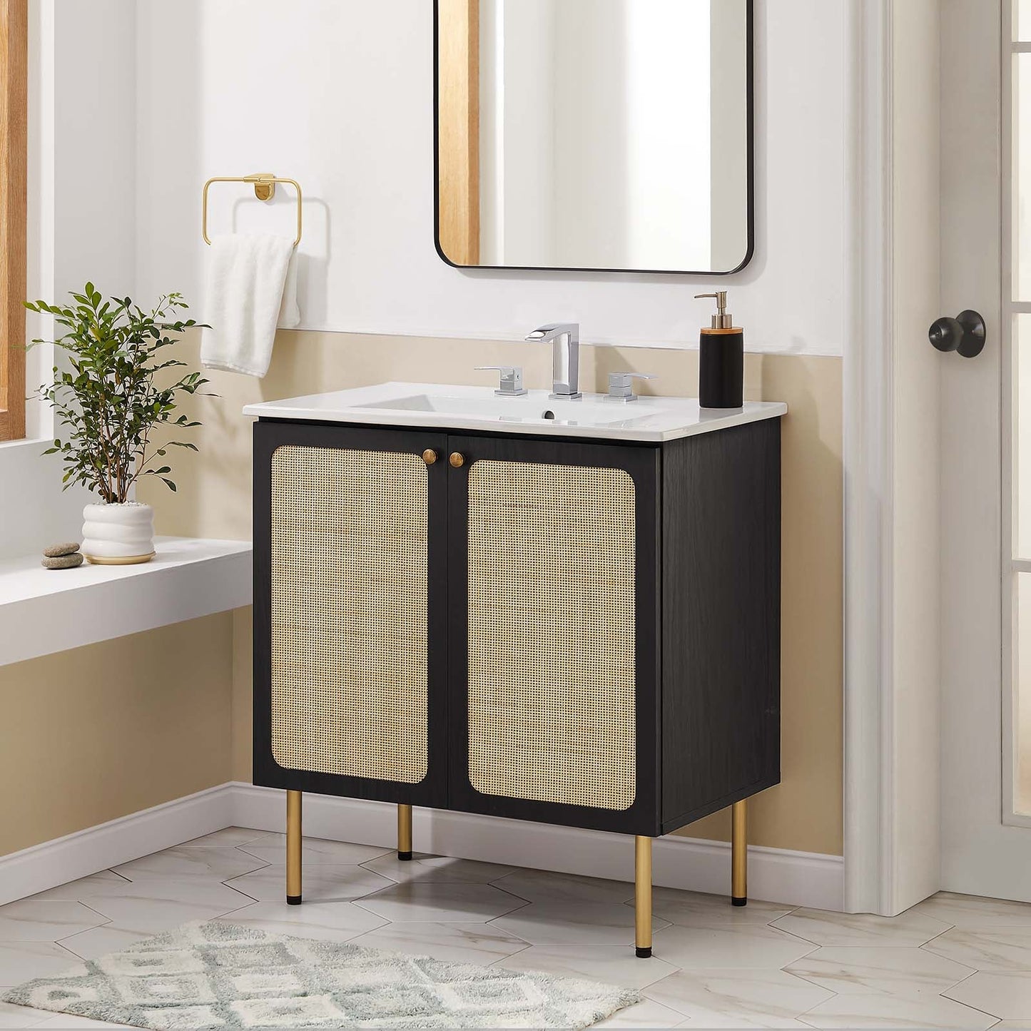 Chaucer 30" Bathroom Vanity Cabinet (Sink Basin Not Included) By Modway - EEI-6602 | Bathroom Accessories