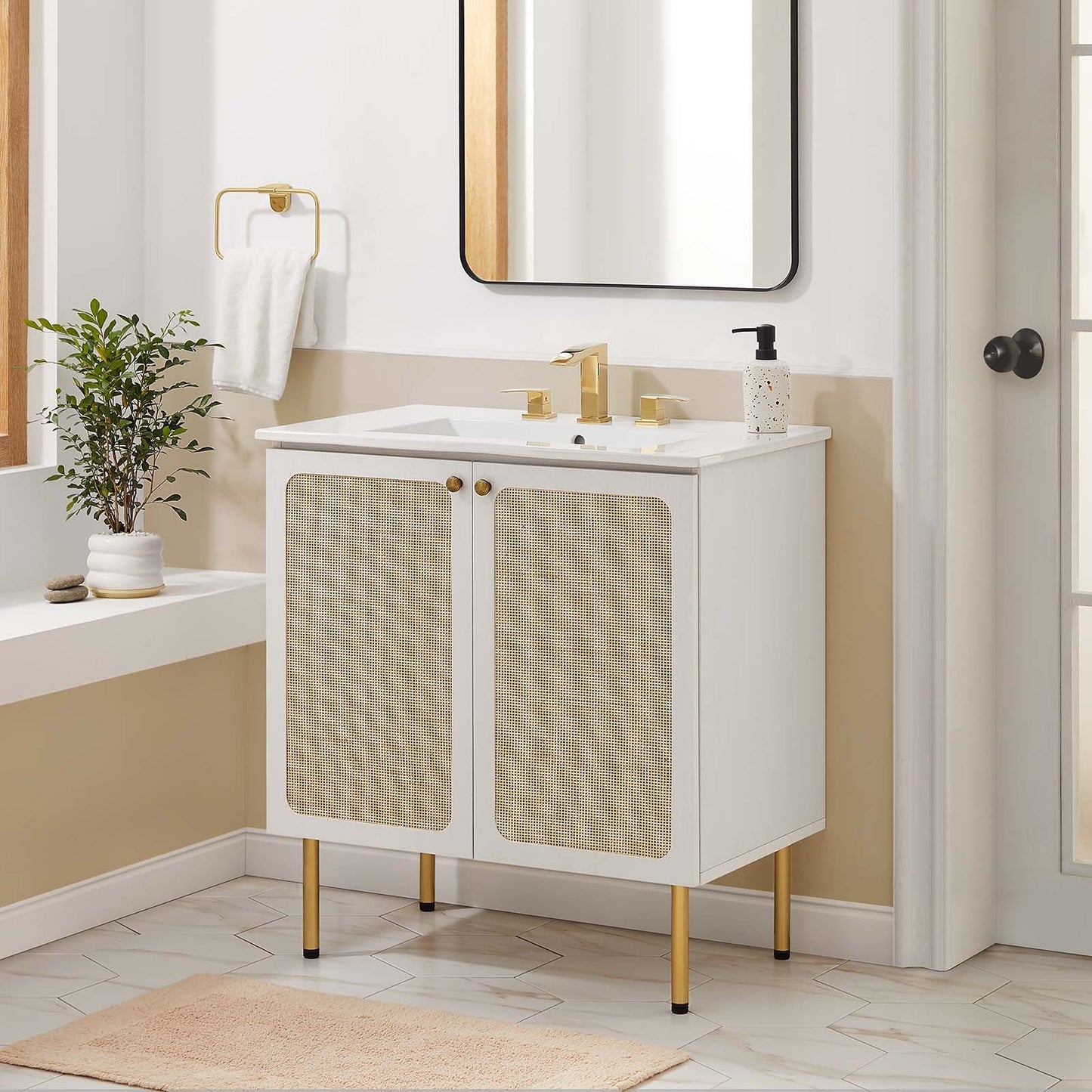 Chaucer 30" Bathroom Vanity Cabinet (Sink Basin Not Included) By Modway - EEI-6602 | Bathroom Accessories - 27