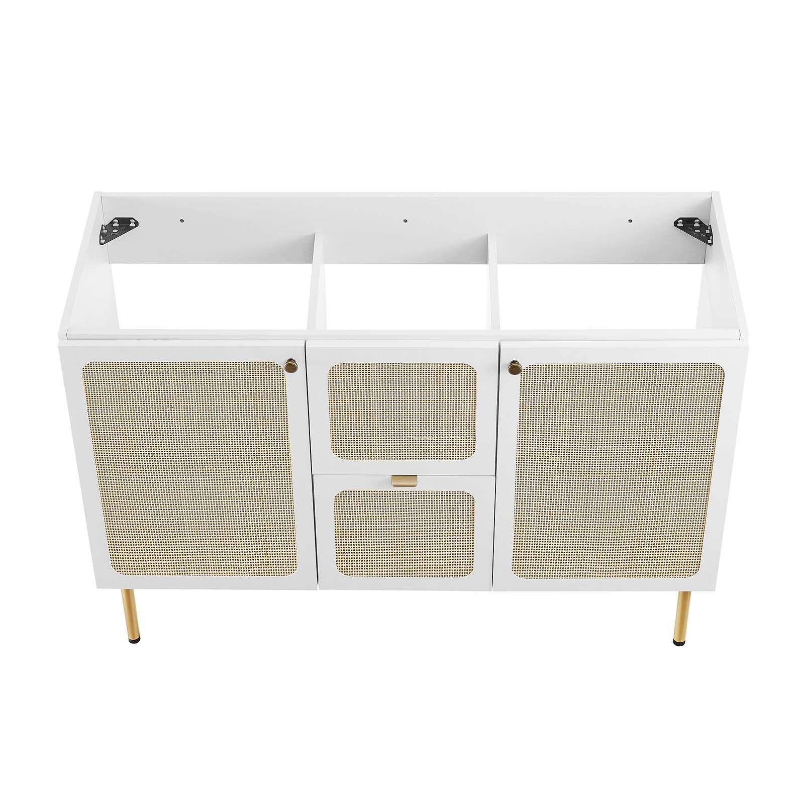 Chaucer 48" Bathroom Vanity Cabinet (Sink Basin Not Included) By Modway - EEI-6604 | Bathroom Accessories - 26