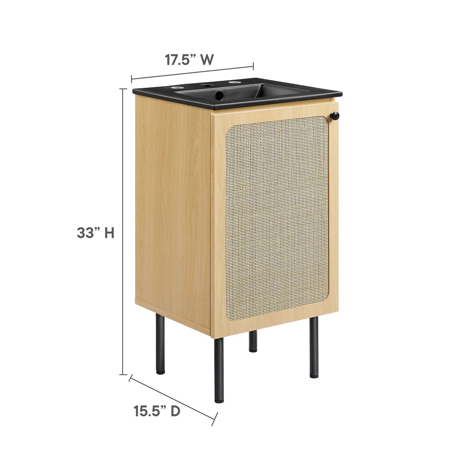 Chaucer 18" Bathroom Vanity By Modway - EEI-6692 | Bathroom Accessories - 26