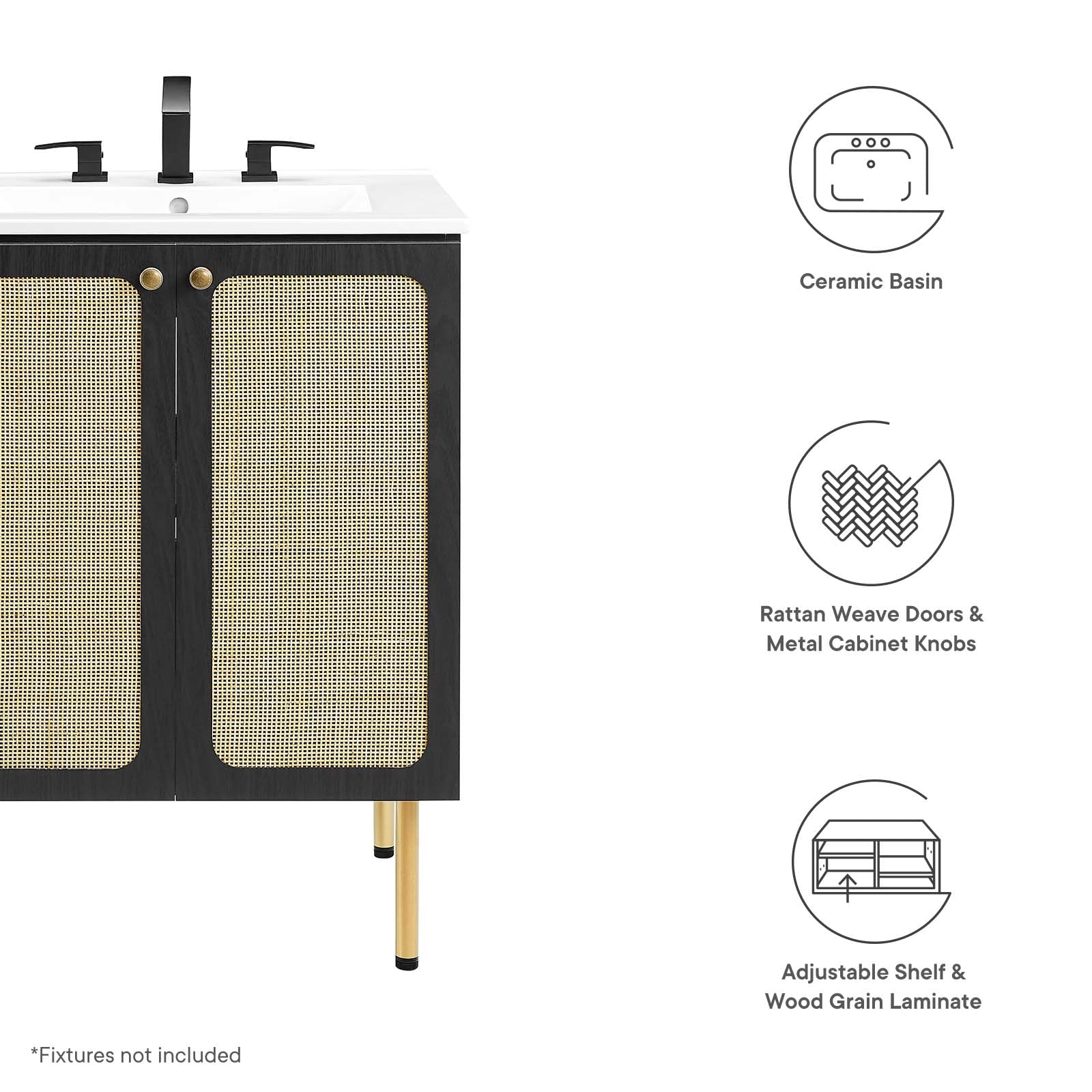 Chaucer 24" Bathroom Vanity By Modway - EEI-6693 | Bathroom Accessories - 13