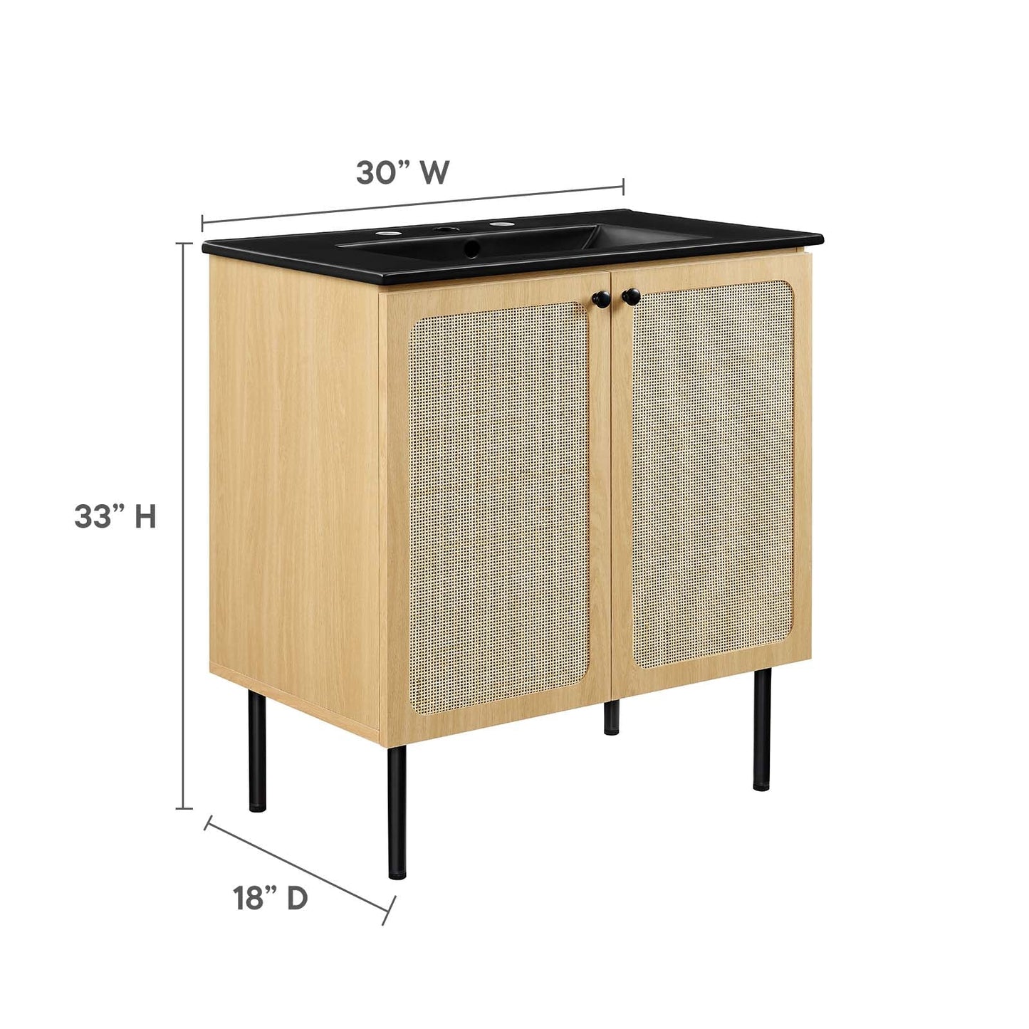 Chaucer 30" Bathroom Vanity By Modway - EEI-6696 | Bathroom Accessories - 26