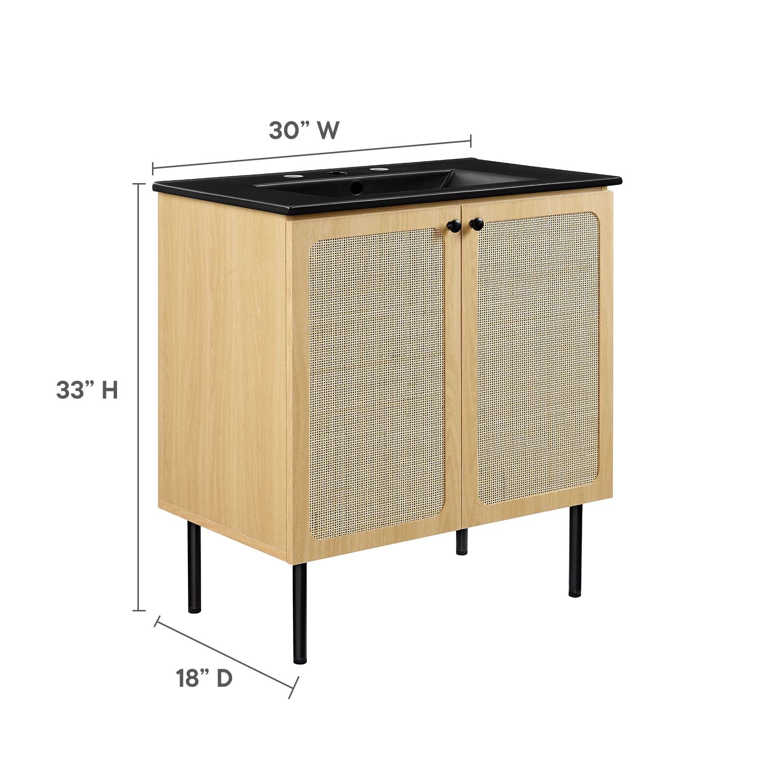 Chaucer 30" Bathroom Vanity By Modway - EEI-6696 | Bathroom Accessories - 26