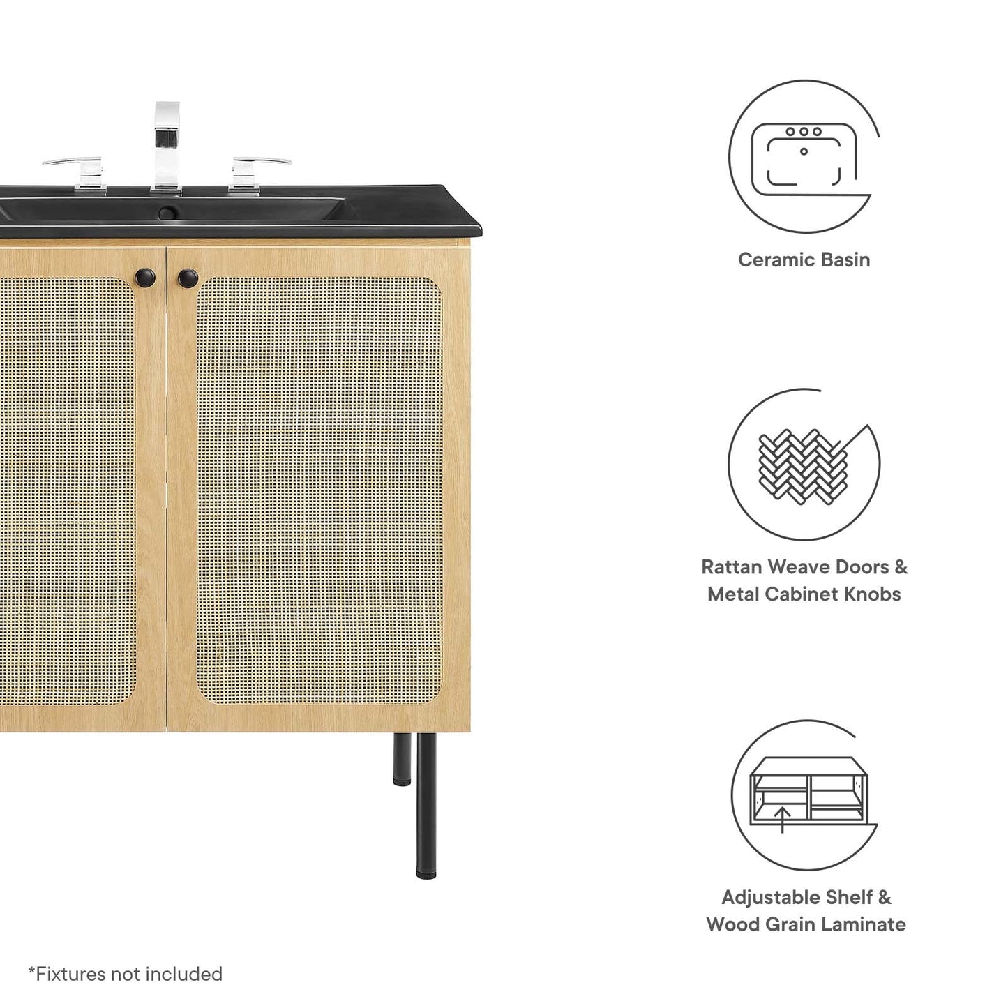 Chaucer 30" Bathroom Vanity By Modway - EEI-6696 | Bathroom Accessories - 27