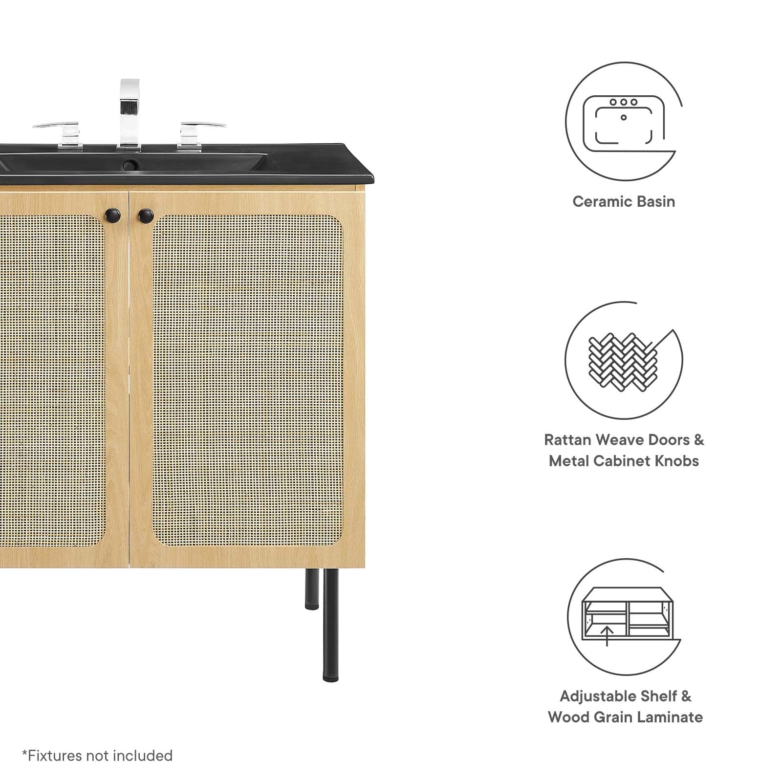 Chaucer 30" Bathroom Vanity By Modway - EEI-6696 | Bathroom Accessories - 27