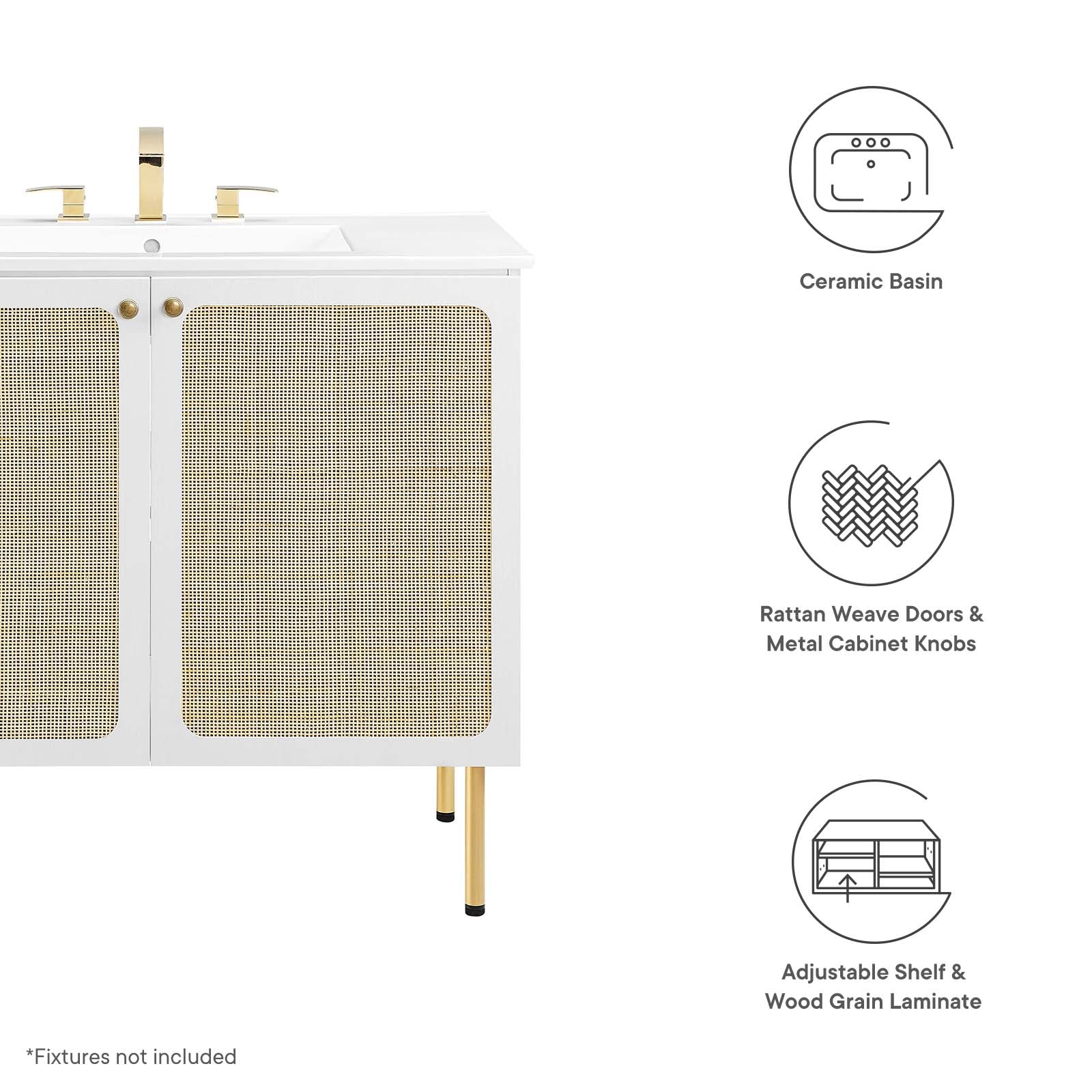 Chaucer 36" Bathroom Vanity By Modway - EEI-6697 | Bathroom Accessories - 42