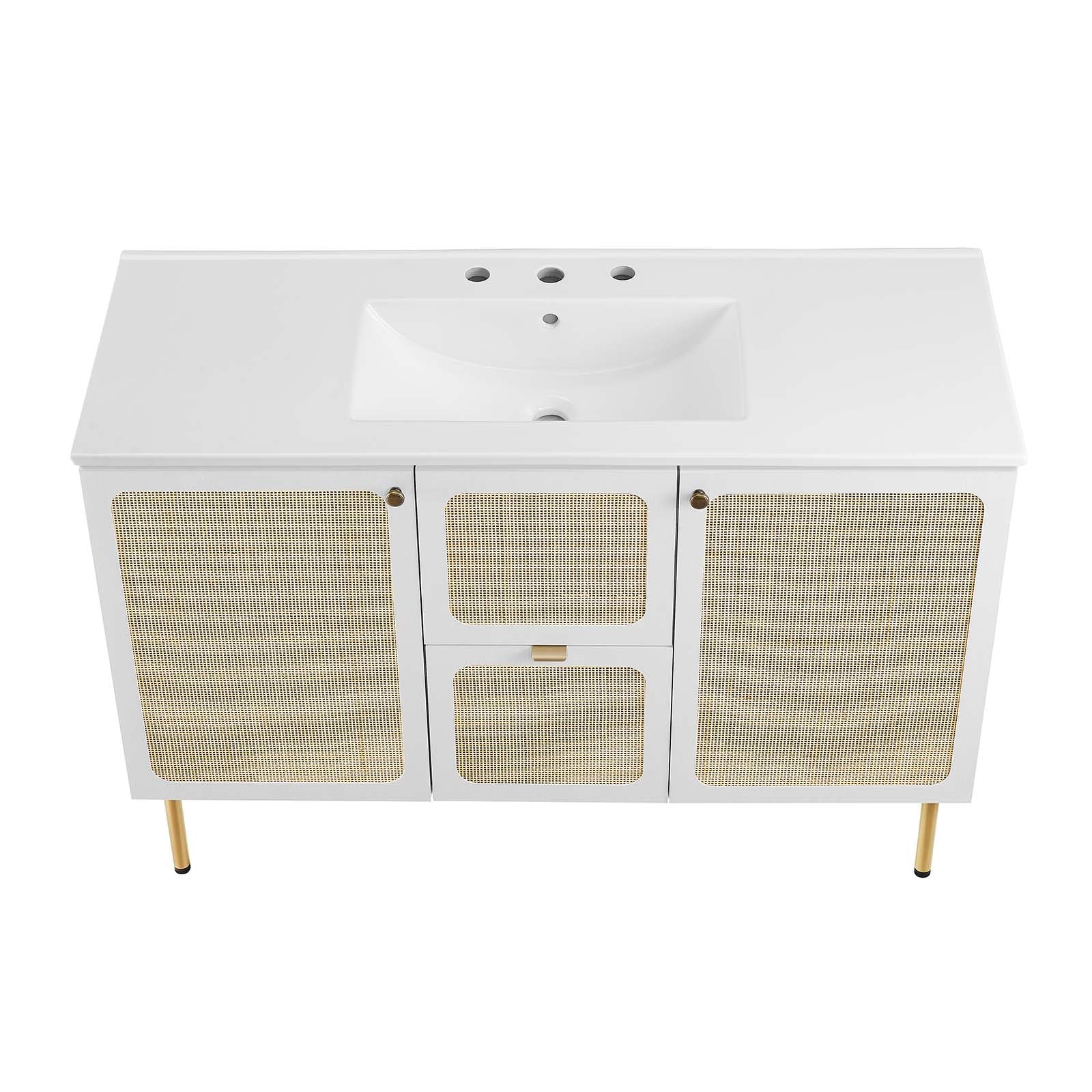 Chaucer 48" Single Sink Bathroom Vanity By Modway - EEI-6699 | Bathroom Accessories - 41