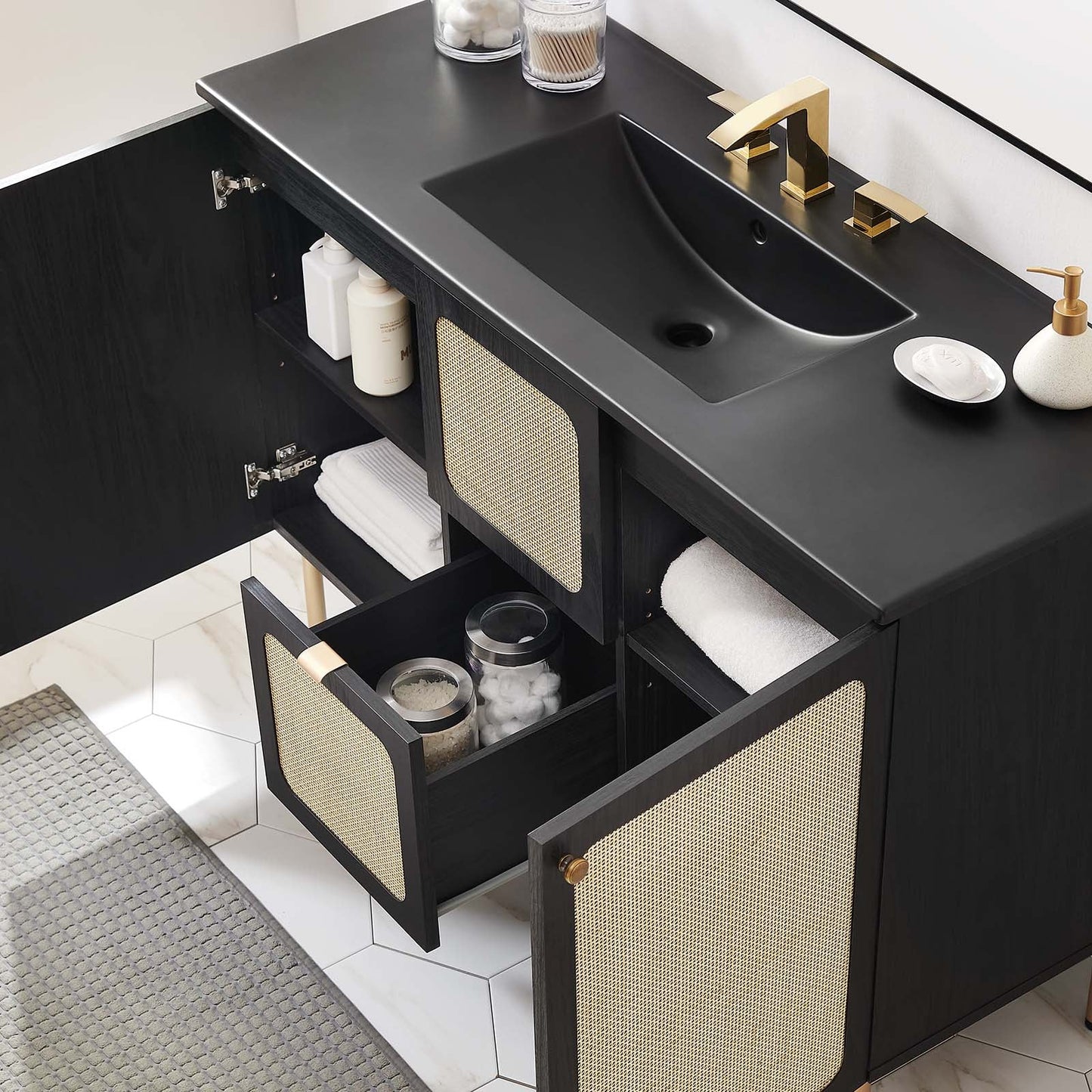 Chaucer 48" Single Sink Bathroom Vanity By Modway - EEI-6700 | Bathroom Accessories - 15