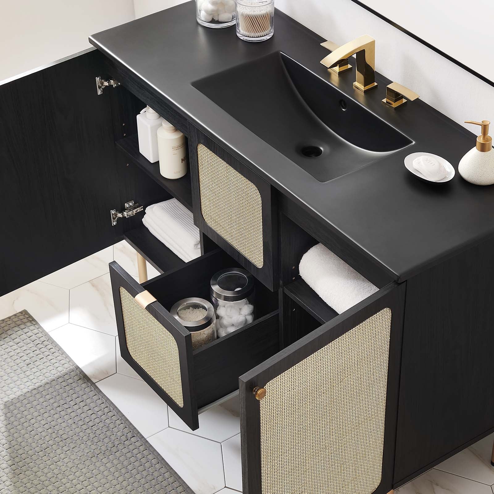 Chaucer 48" Single Sink Bathroom Vanity By Modway - EEI-6700 | Bathroom Accessories - 15
