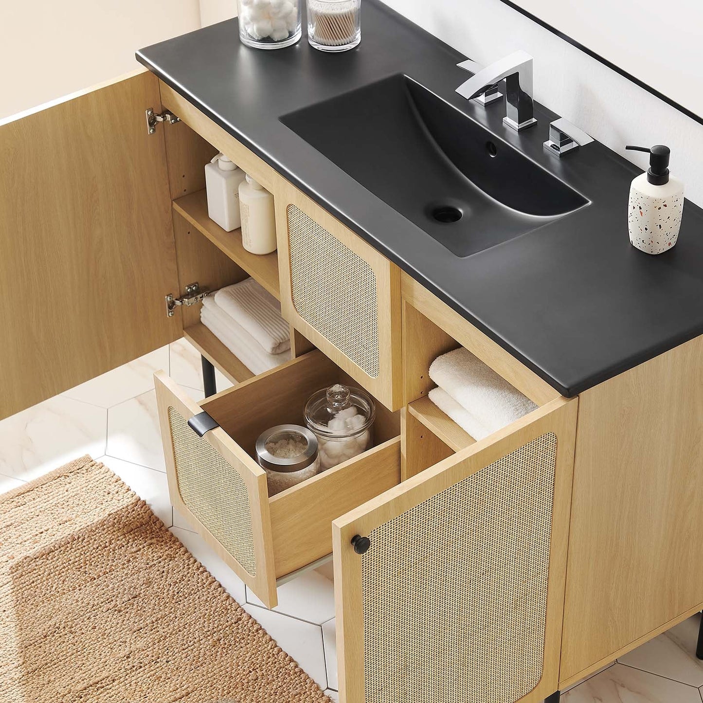 Chaucer 48" Single Sink Bathroom Vanity By Modway - EEI-6700 | Bathroom Accessories - 30