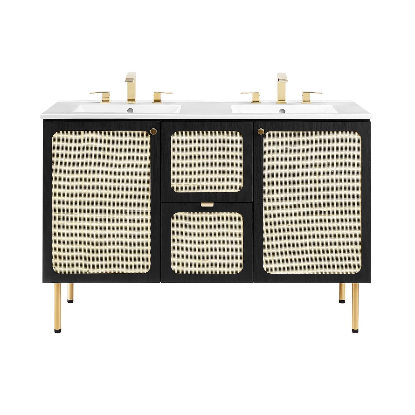 Chaucer 48" Double Sink Bathroom Vanity By Modway - EEI-6701 | Bathroom Accessories - 16