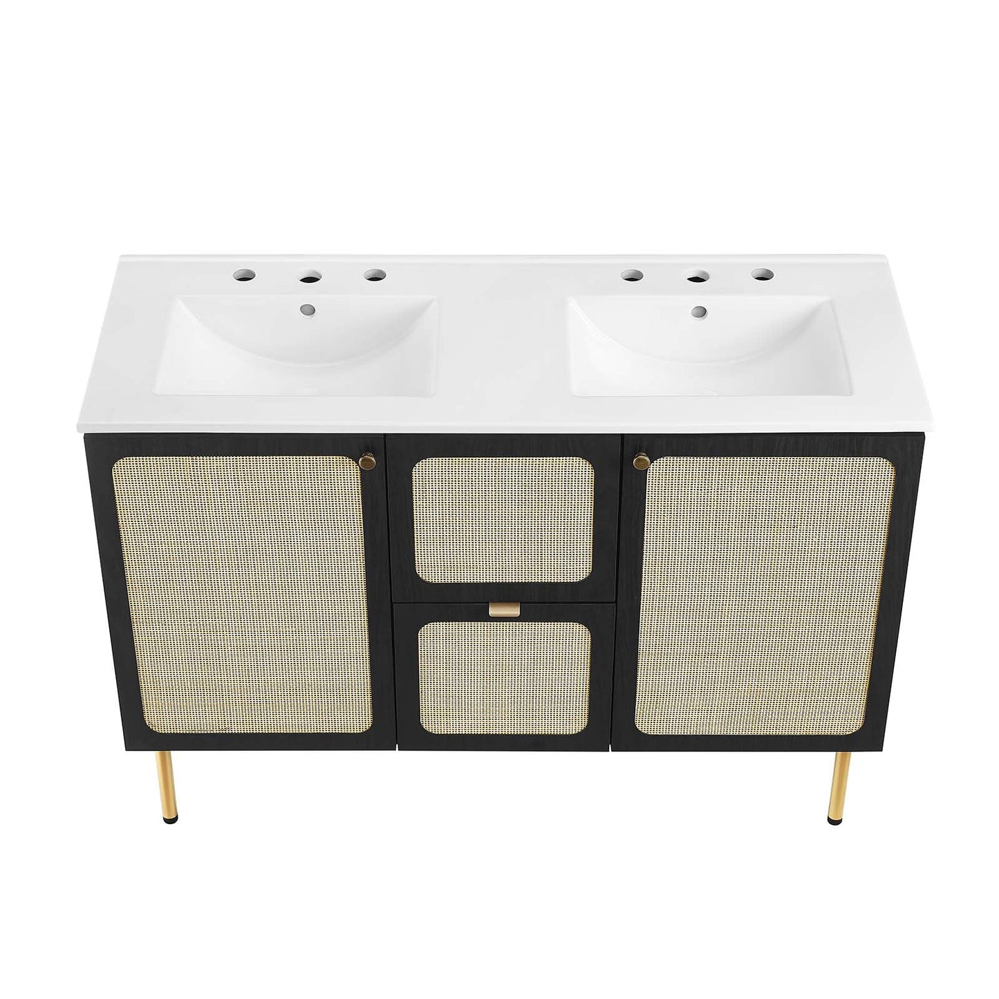 Chaucer 48" Double Sink Bathroom Vanity By Modway - EEI-6701 | Bathroom Accessories - 10