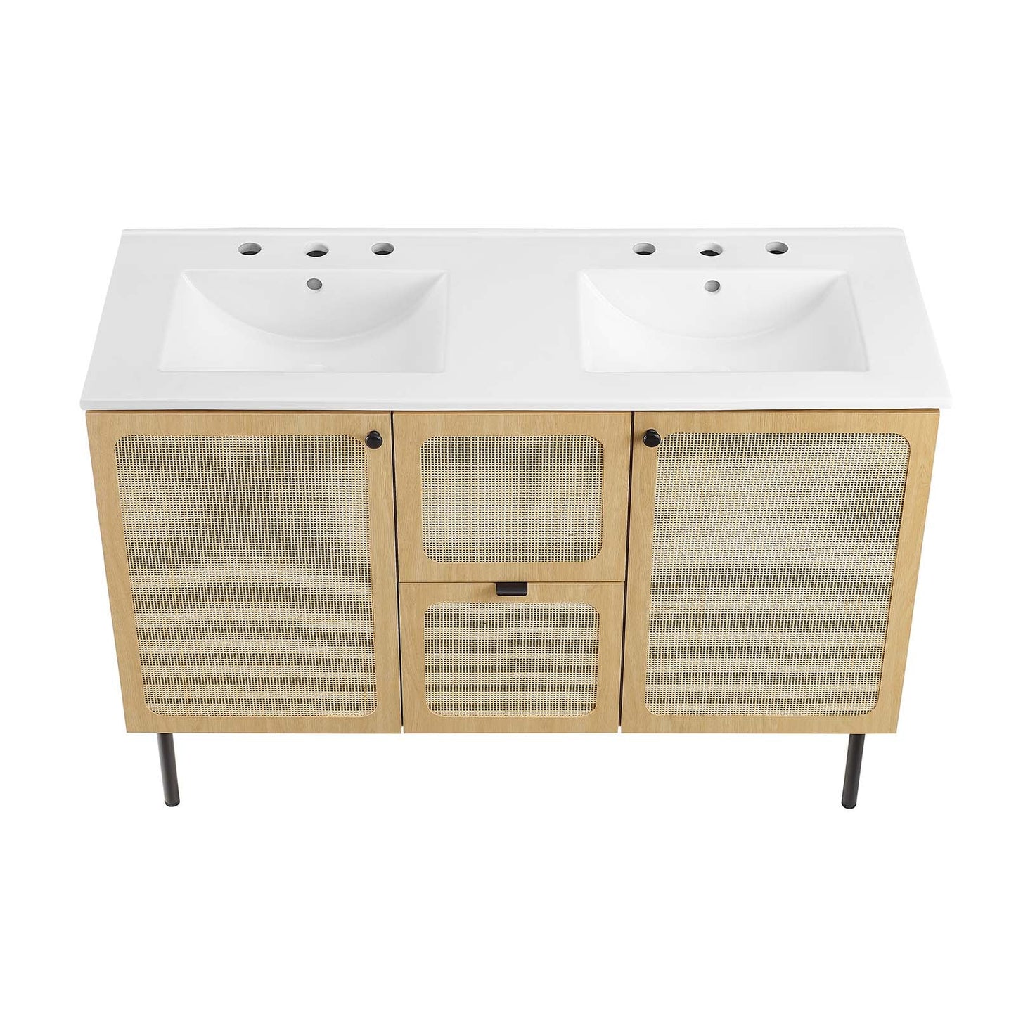 Chaucer 48" Double Sink Bathroom Vanity By Modway - EEI-6701 | Bathroom Accessories - 25