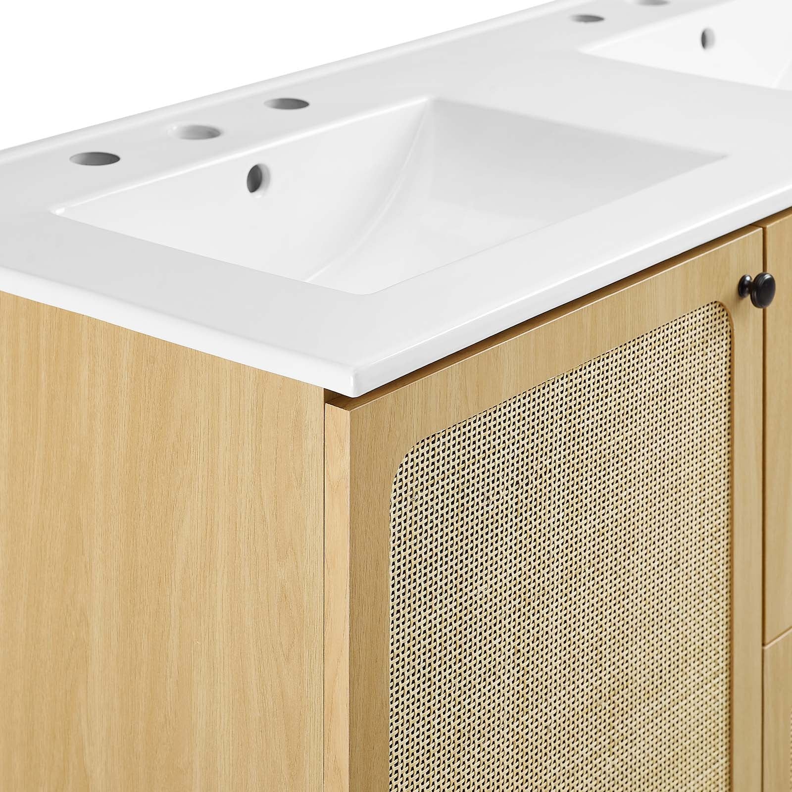 Chaucer 48" Double Sink Bathroom Vanity By Modway - EEI-6701 | Bathroom Accessories - 26