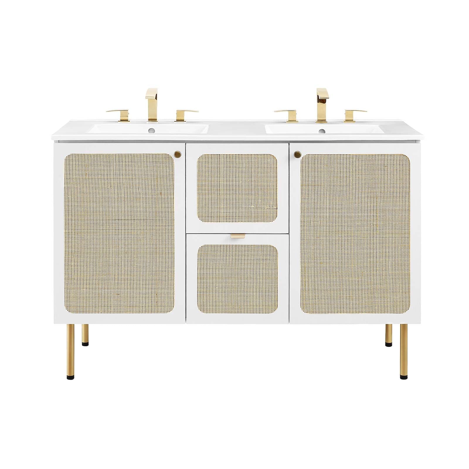 Chaucer 48" Double Sink Bathroom Vanity By Modway - EEI-6701 | Bathroom Accessories - 48