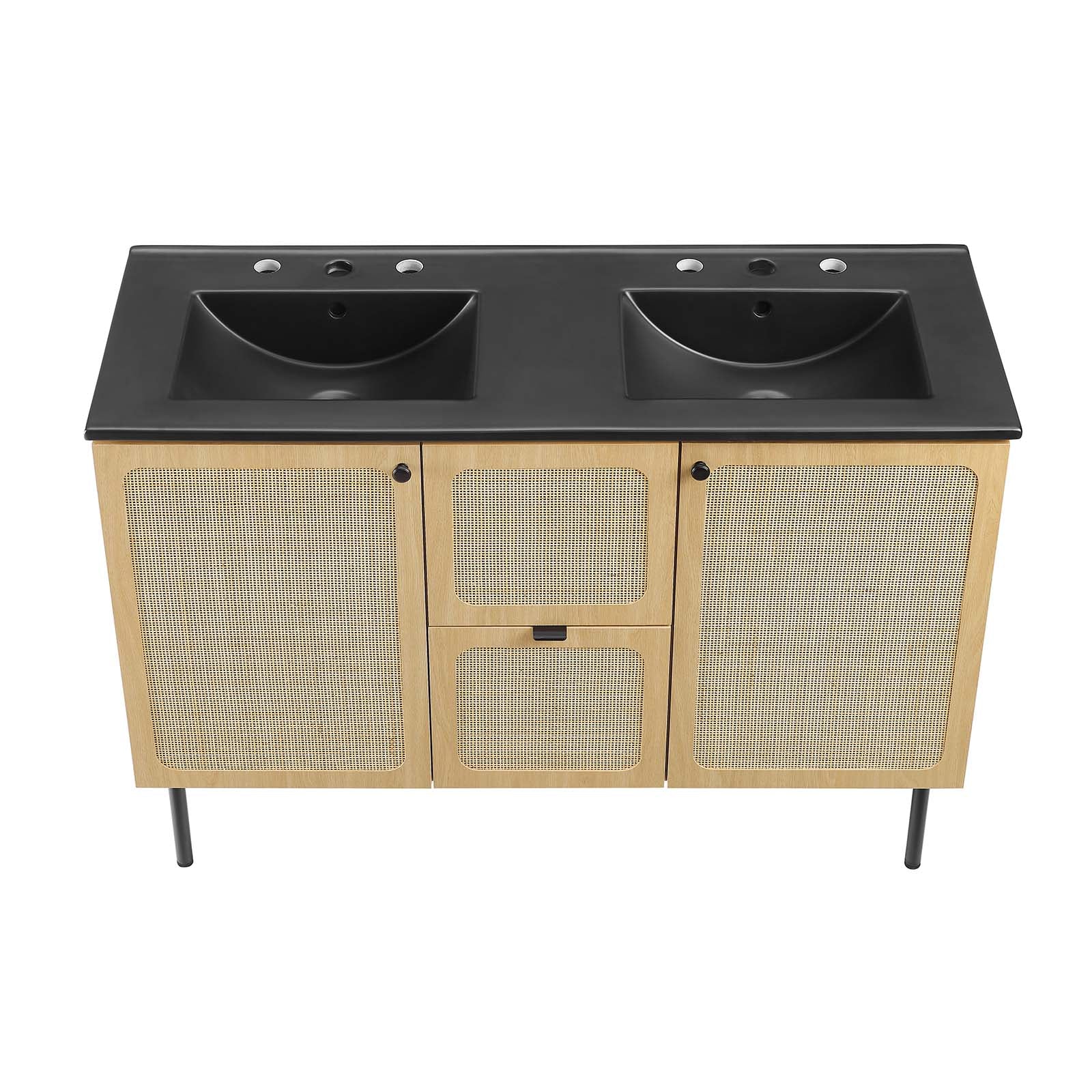 Chaucer 48" Double Sink Bathroom Vanity By Modway - EEI-6702 | Bathroom Accessories - 25