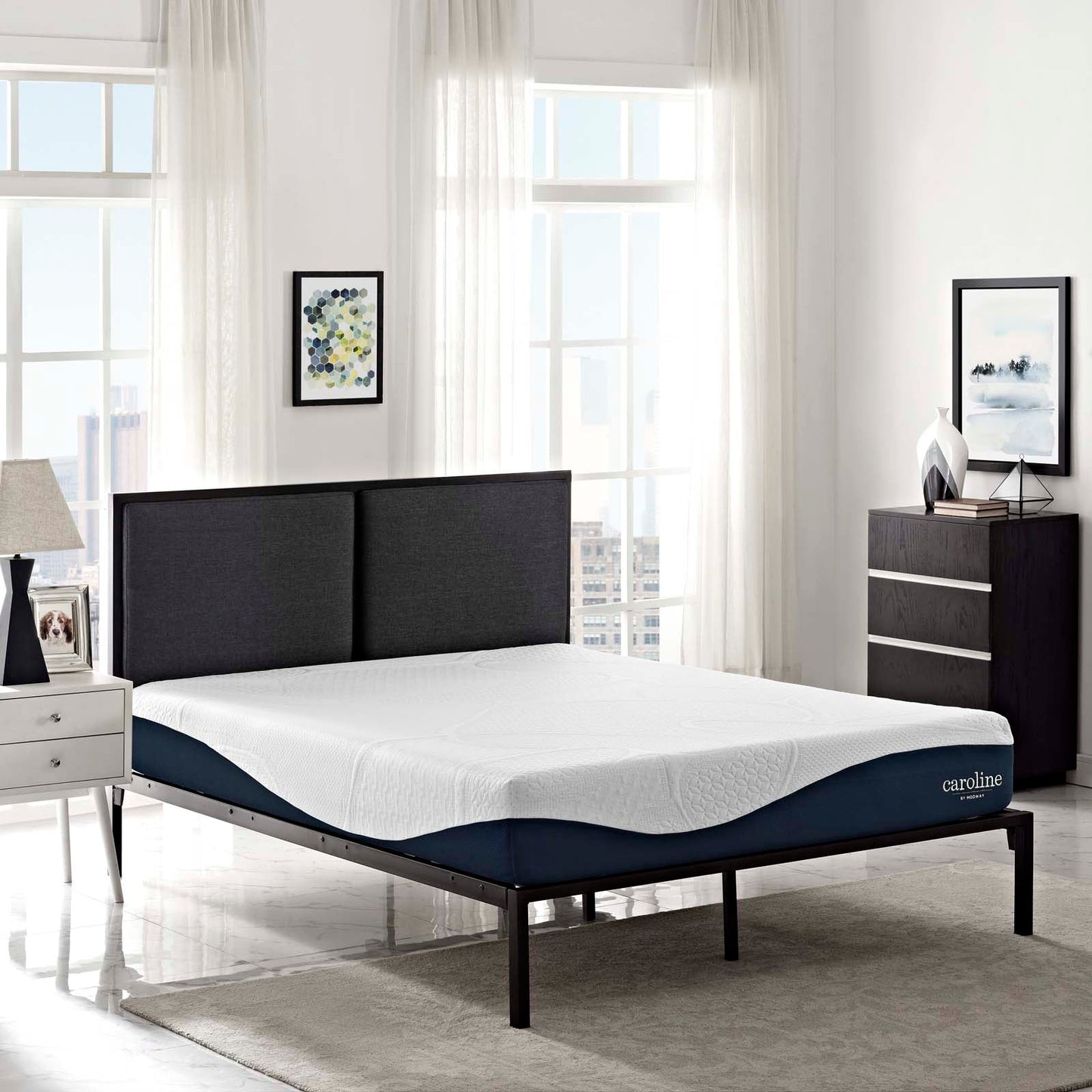 Caroline 10" Queen Memory Foam Mattress By Modway - MOD-5739 | Mattresses