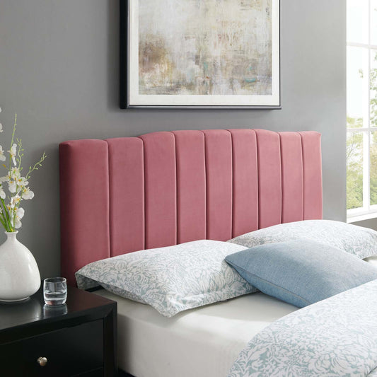 Camilla Channel Tufted King/California King Performance Velvet Headboard By Modway - MOD-6183 | Headboards