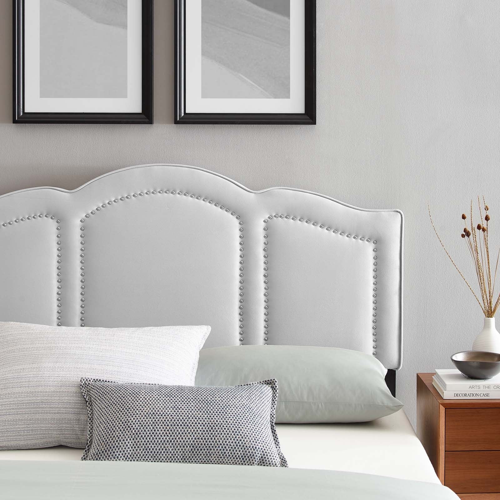 Emerson Performance Velvet Queen Platform Bed By Modway - MOD-6579 | Beds - 39