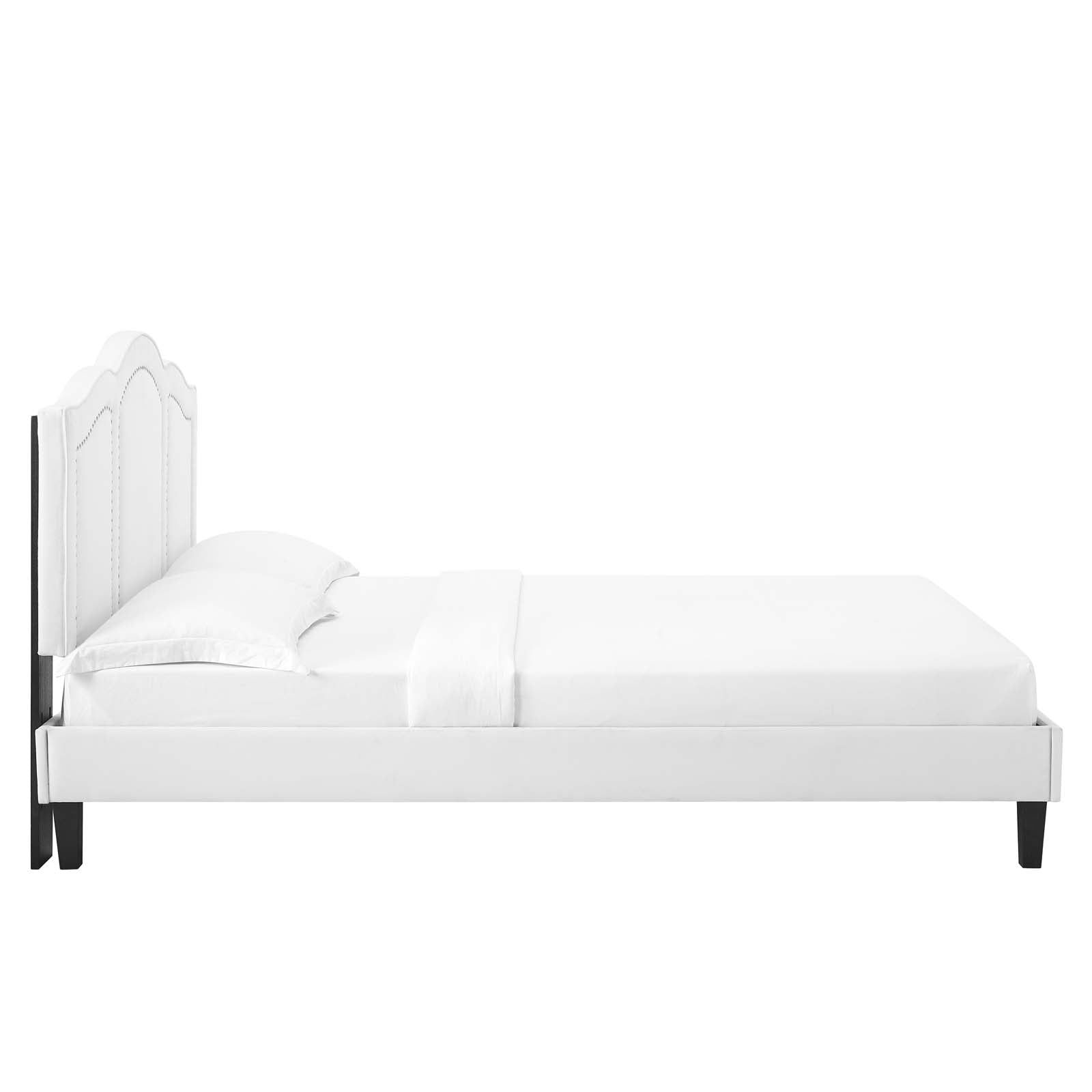 Emerson Performance Velvet Queen Platform Bed By Modway - MOD-6579 | Beds - 97