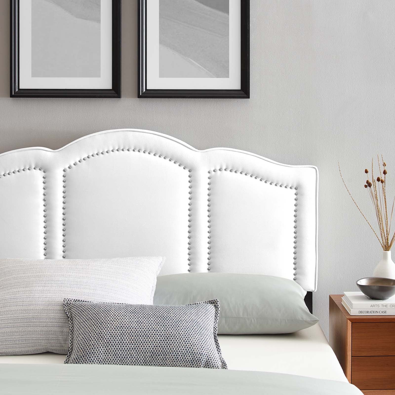 Emerson Performance Velvet Queen Platform Bed By Modway - MOD-6579 | Beds - 103