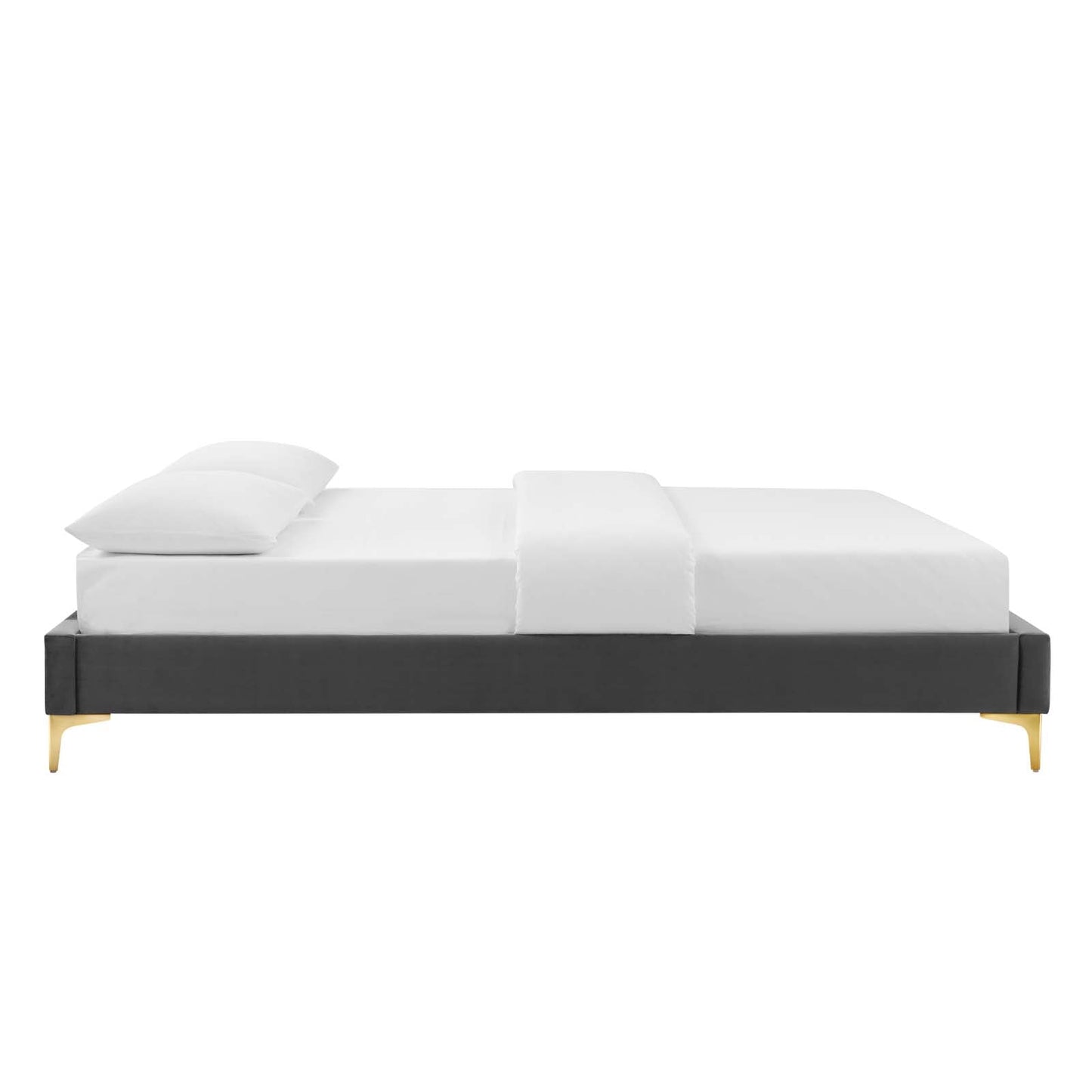 Colette Queen Performance Velvet Platform Bed By Modway - MOD-6583 | Beds - 16