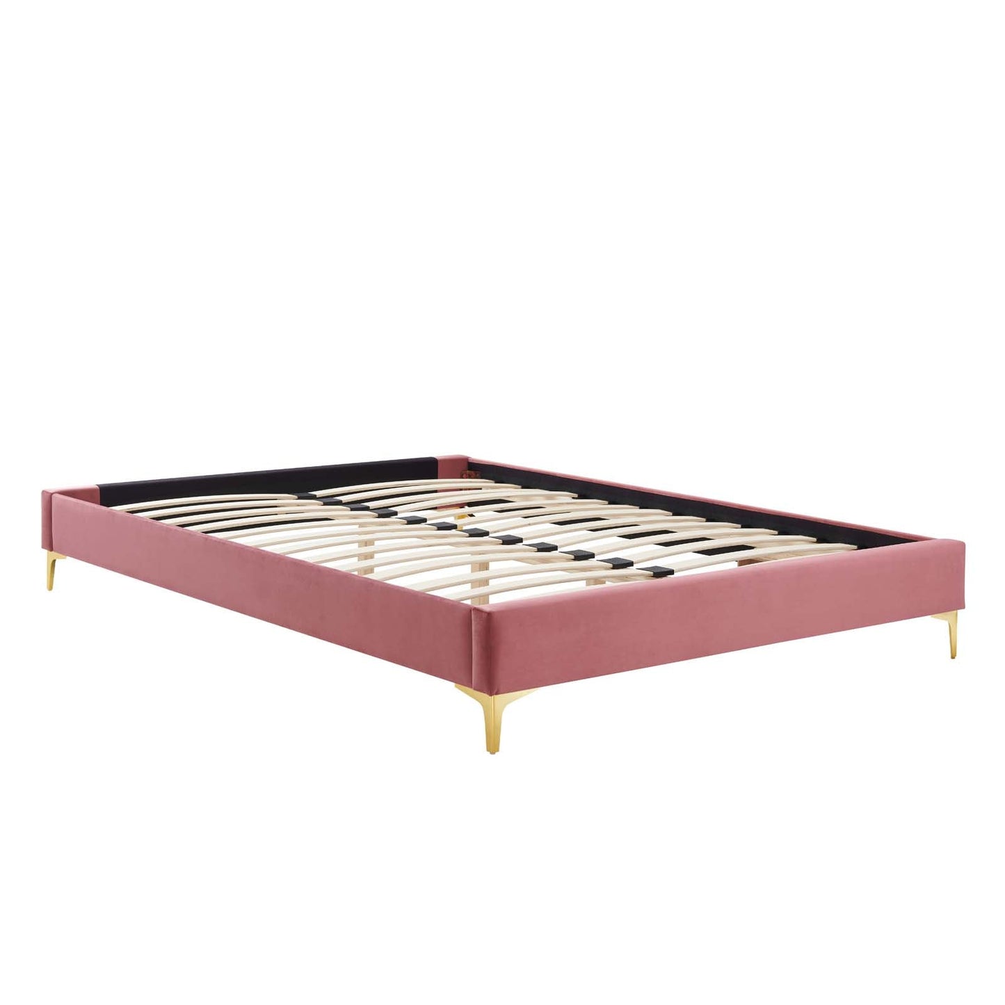Colette Queen Performance Velvet Platform Bed By Modway - MOD-6583 | Beds - 31