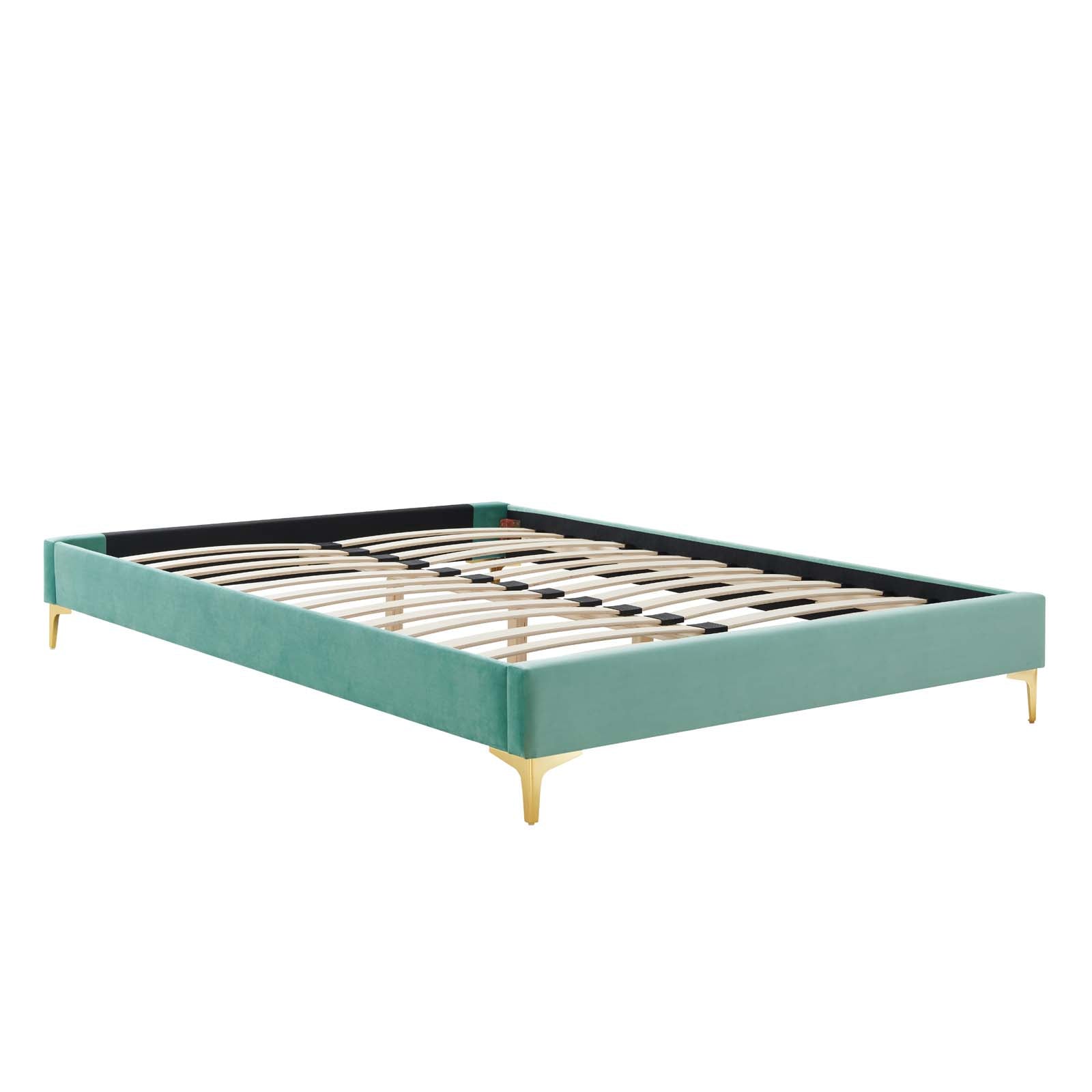 Colette Queen Performance Velvet Platform Bed By Modway - MOD-6583 | Beds - 63