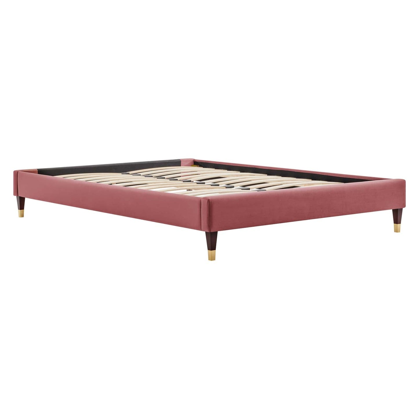 Colette Queen Performance Velvet Platform Bed By Modway - MOD-6584 | Beds - 31