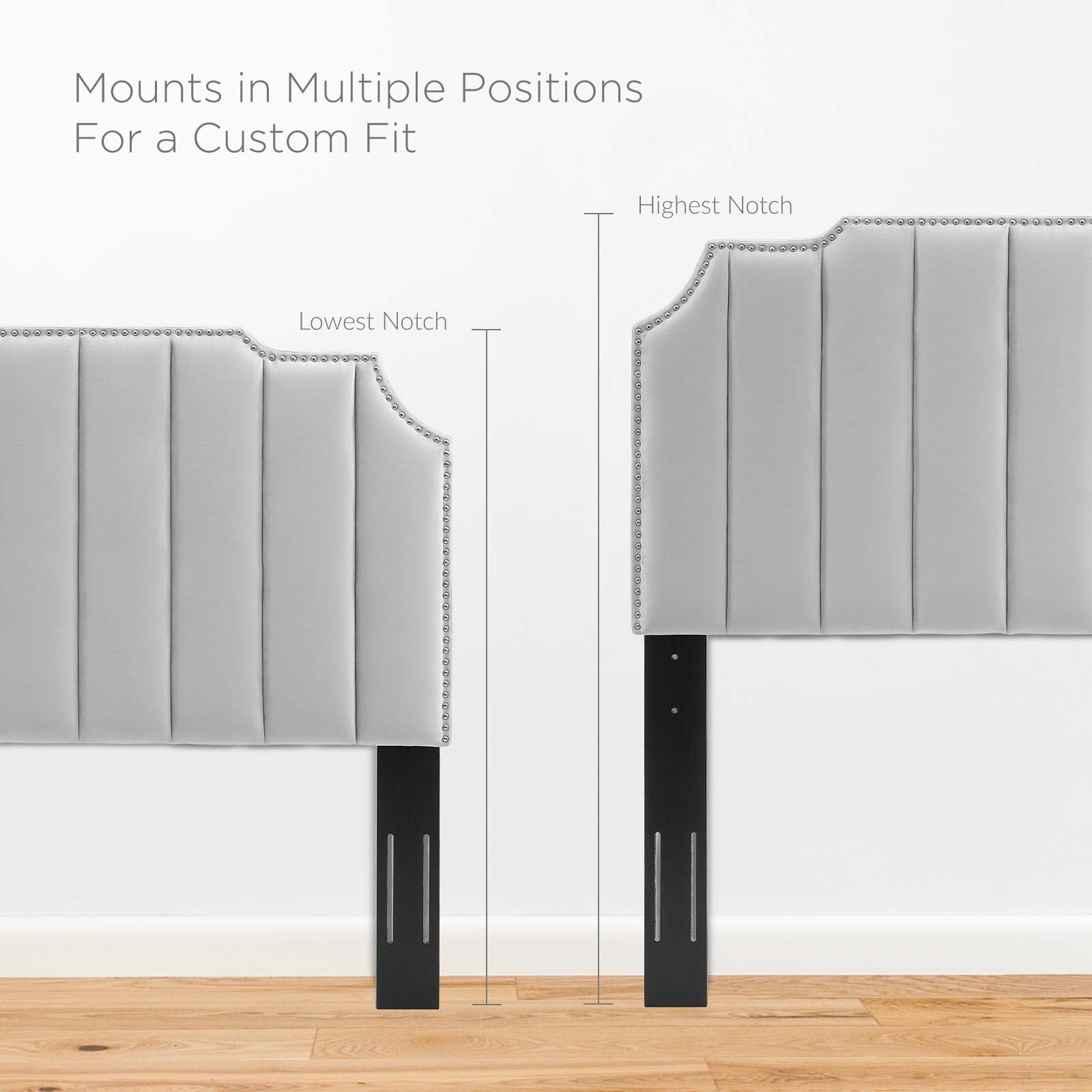 Colette Queen Performance Velvet Platform Bed By Modway - MOD-6584 | Beds - 39