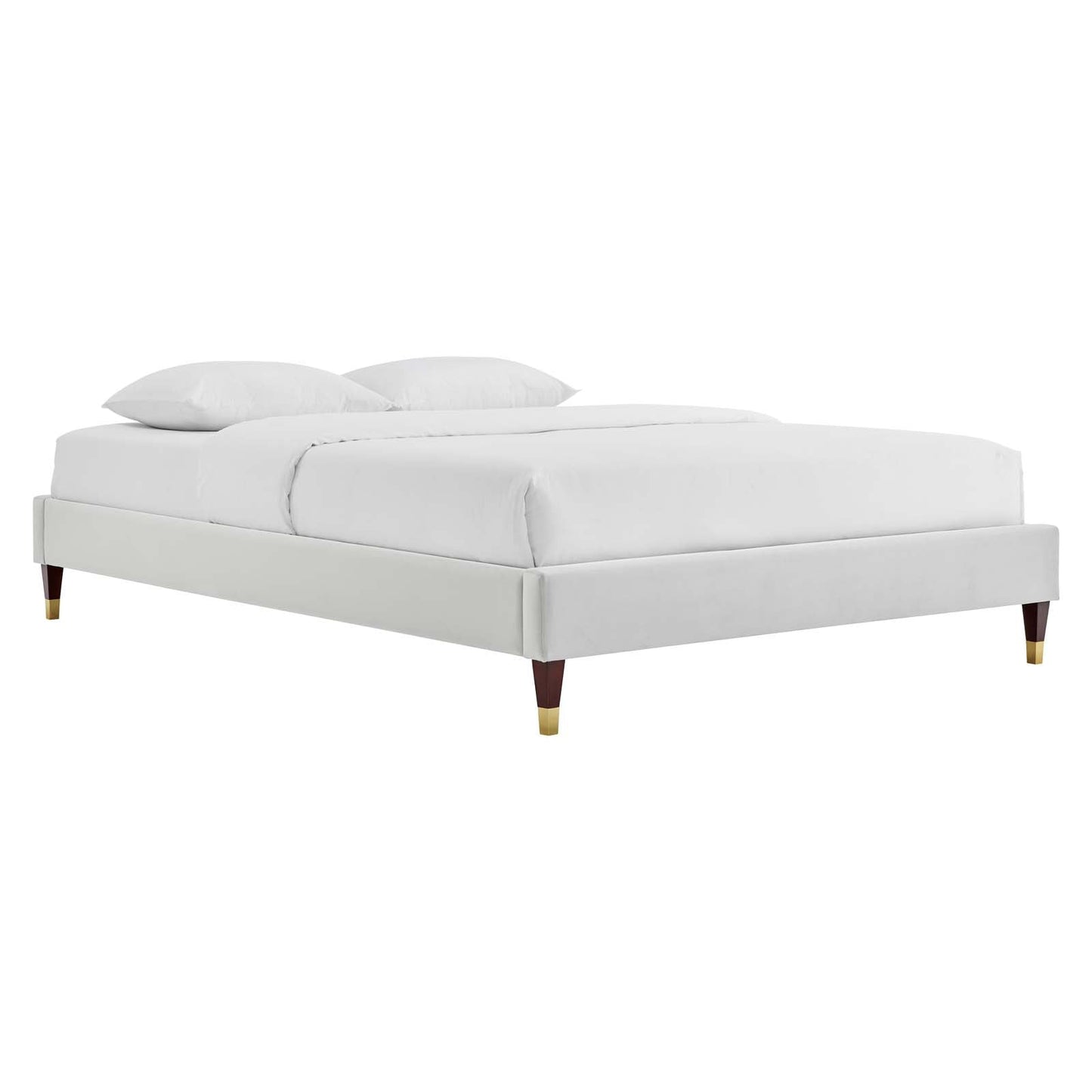 Colette Queen Performance Velvet Platform Bed By Modway - MOD-6584 | Beds - 46