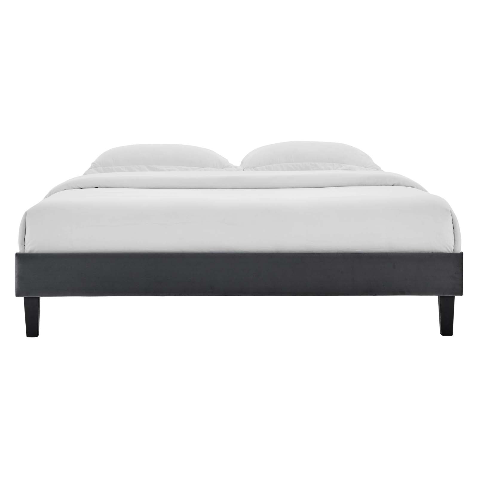 Colette Queen Performance Velvet Platform Bed By Modway - MOD-6585 | Beds - 16