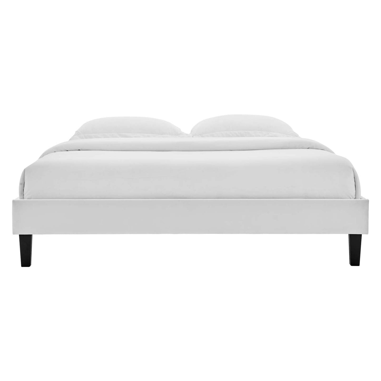 Colette Queen Performance Velvet Platform Bed By Modway - MOD-6585 | Beds - 48