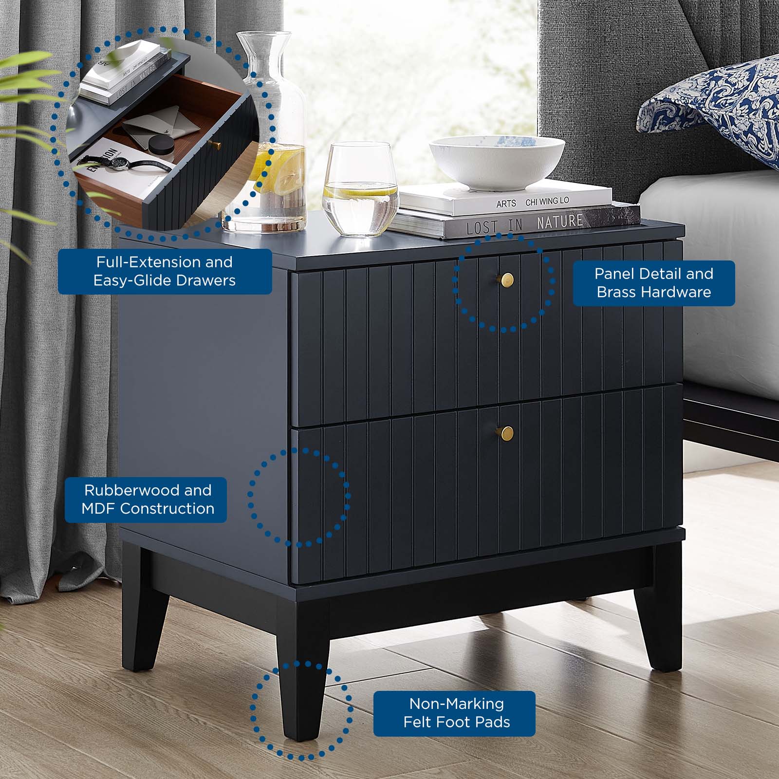 Dakota Nightstand By Modway | Nightstands | 