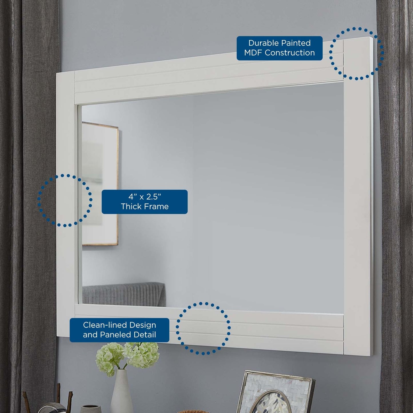 Dakota Mirror By Modway | Mirrors | 