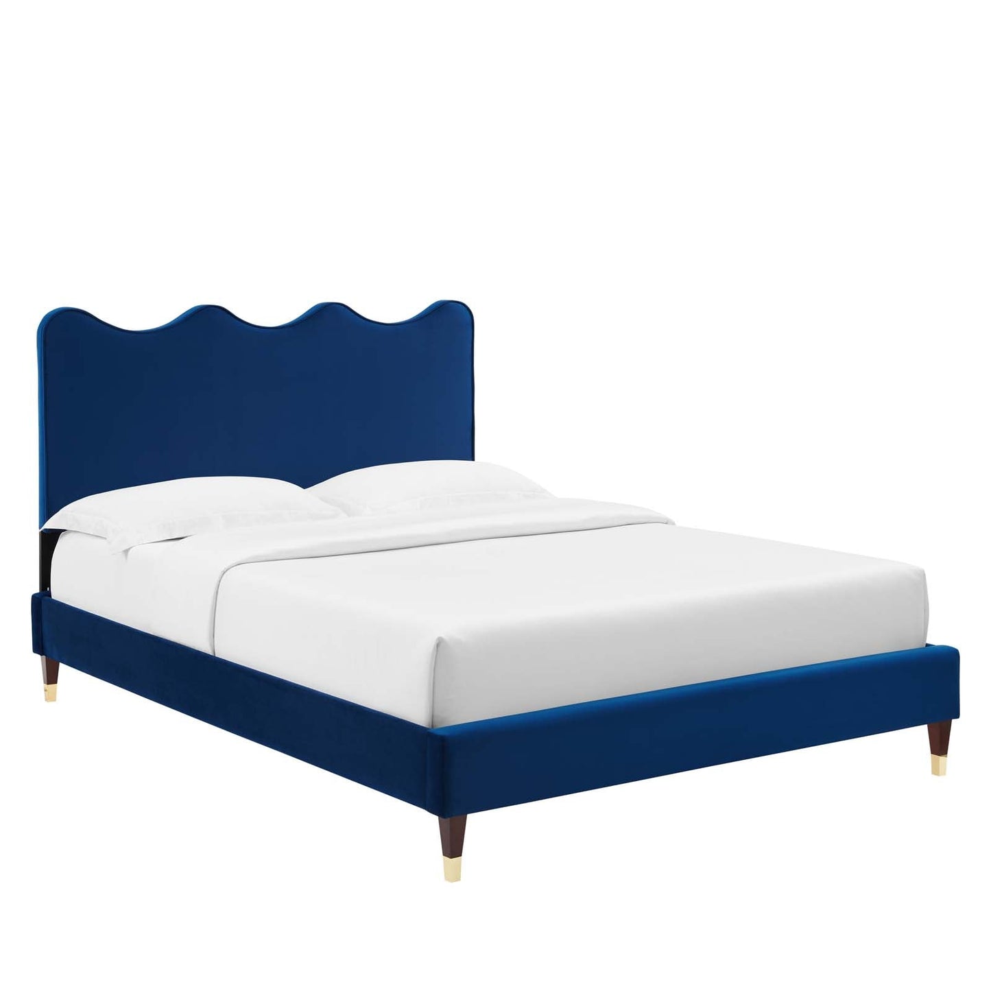 Current Performance Velvet Twin Platform Bed By Modway - MOD-6728-CHA | Beds |  Modishstore - 45