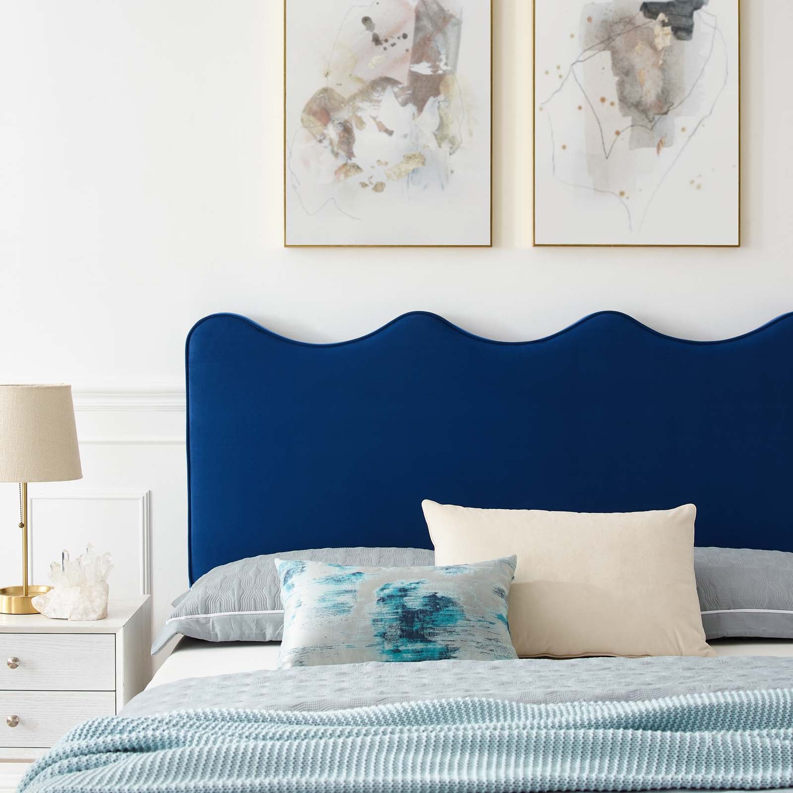 Current Performance Velvet Twin Platform Bed By Modway - MOD-6728-CHA | Beds |  Modishstore - 46