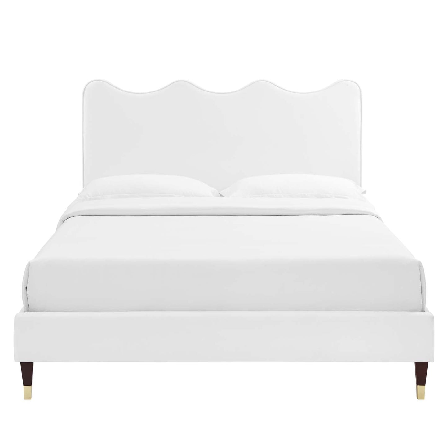 Current Performance Velvet Twin Platform Bed By Modway - MOD-6728-CHA | Beds |  Modishstore - 85