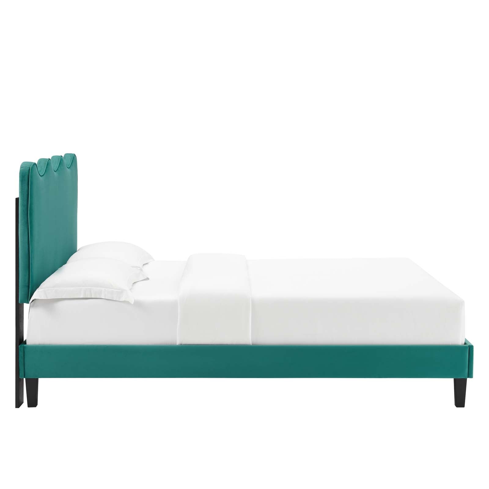 Current Performance Velvet Twin Platform Bed By Modway - MOD-6729-CHA | Beds |  Modishstore - 71