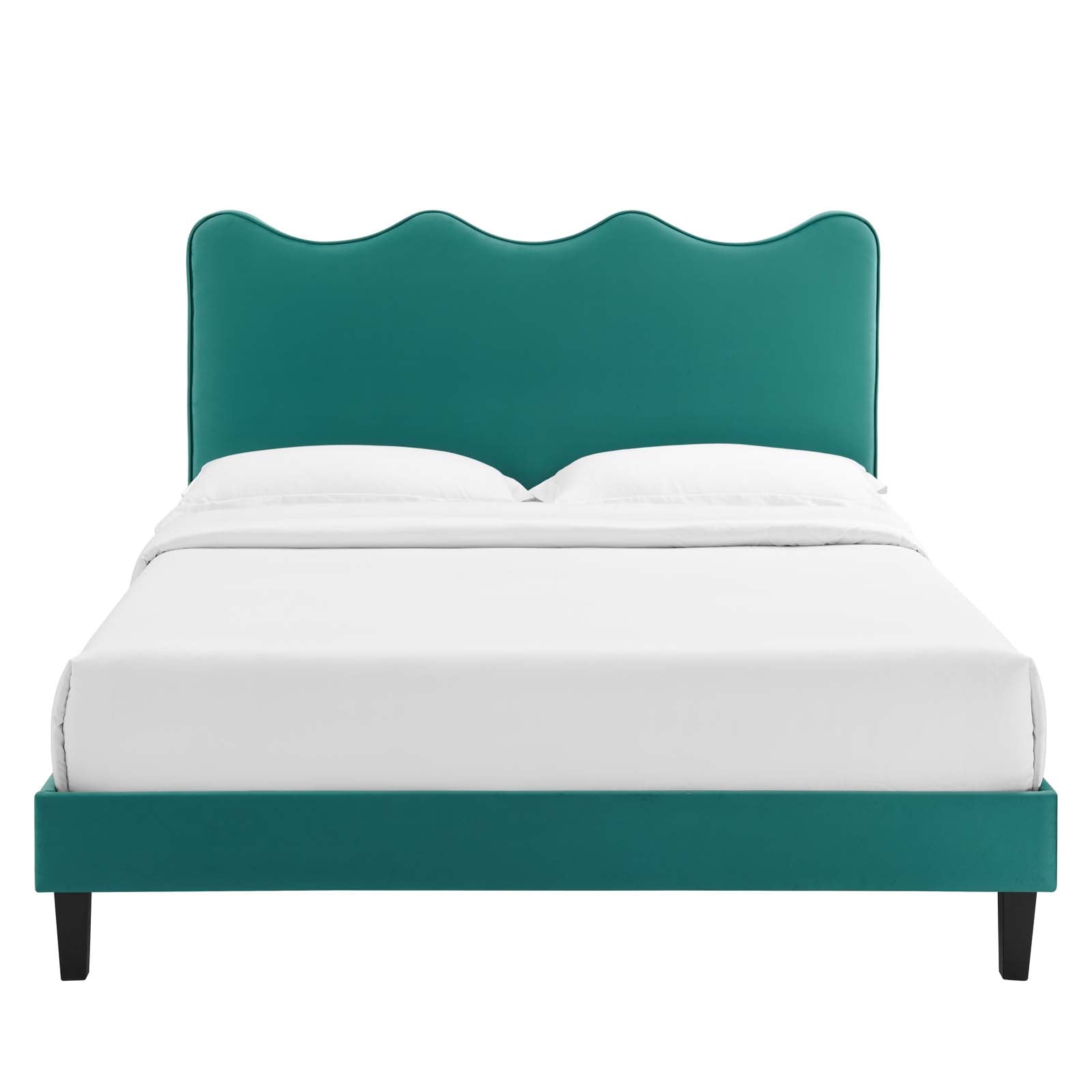 Current Performance Velvet Twin Platform Bed By Modway - MOD-6729-CHA | Beds |  Modishstore - 74