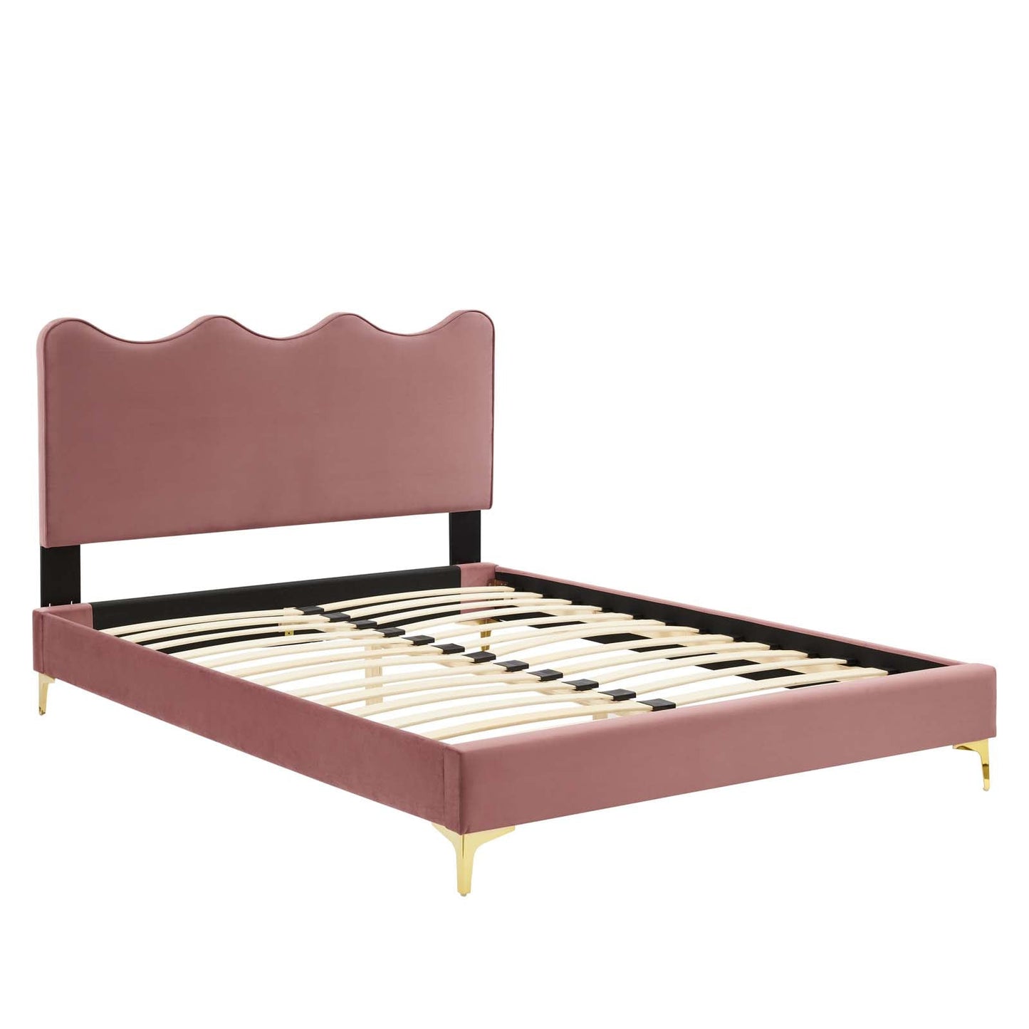 Current Performance Velvet Full Platform Bed By Modway - MOD-6730-CHA | Beds |  Modishstore - 17
